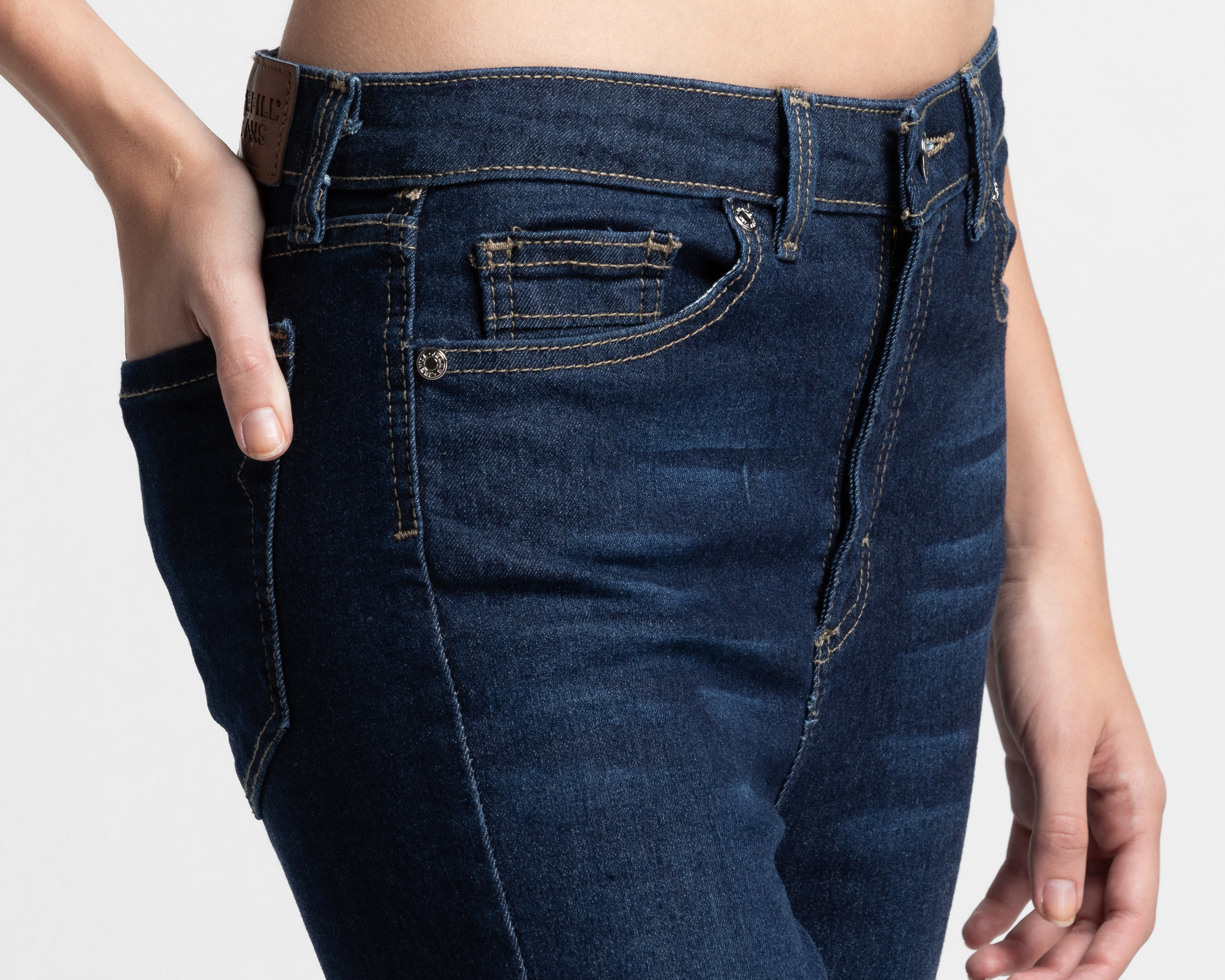 Foto 5 pulgar | Foto 4 | Jeans Skinny Refill para Mujer