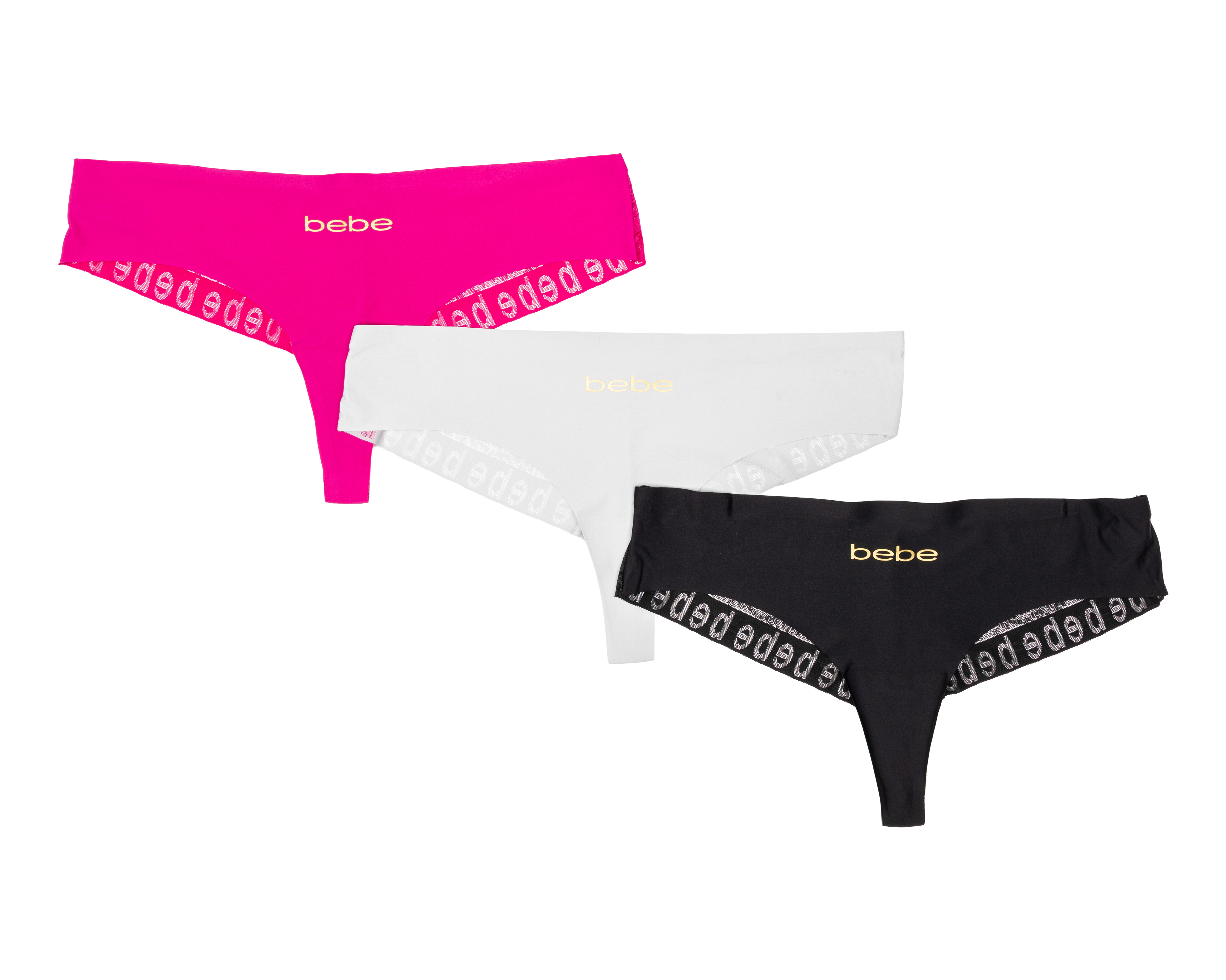 Tanga con Encaje Bebe para Mujer 3 Piezas