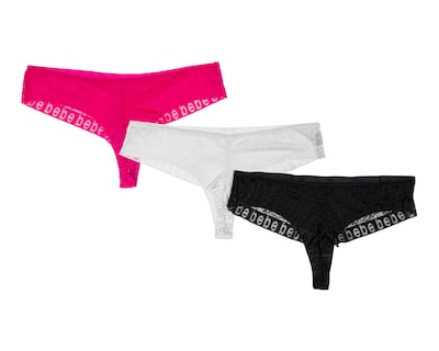 Foto 2 | Foto 2 | Tanga con Encaje Bebe para Mujer 3 Piezas