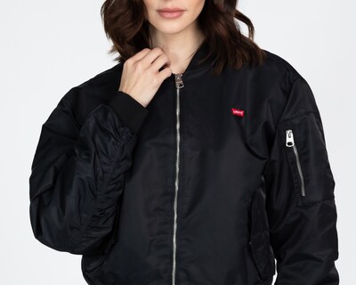 Foto 4 | Foto 4 | Chamarra Negra Levi's para Mujer