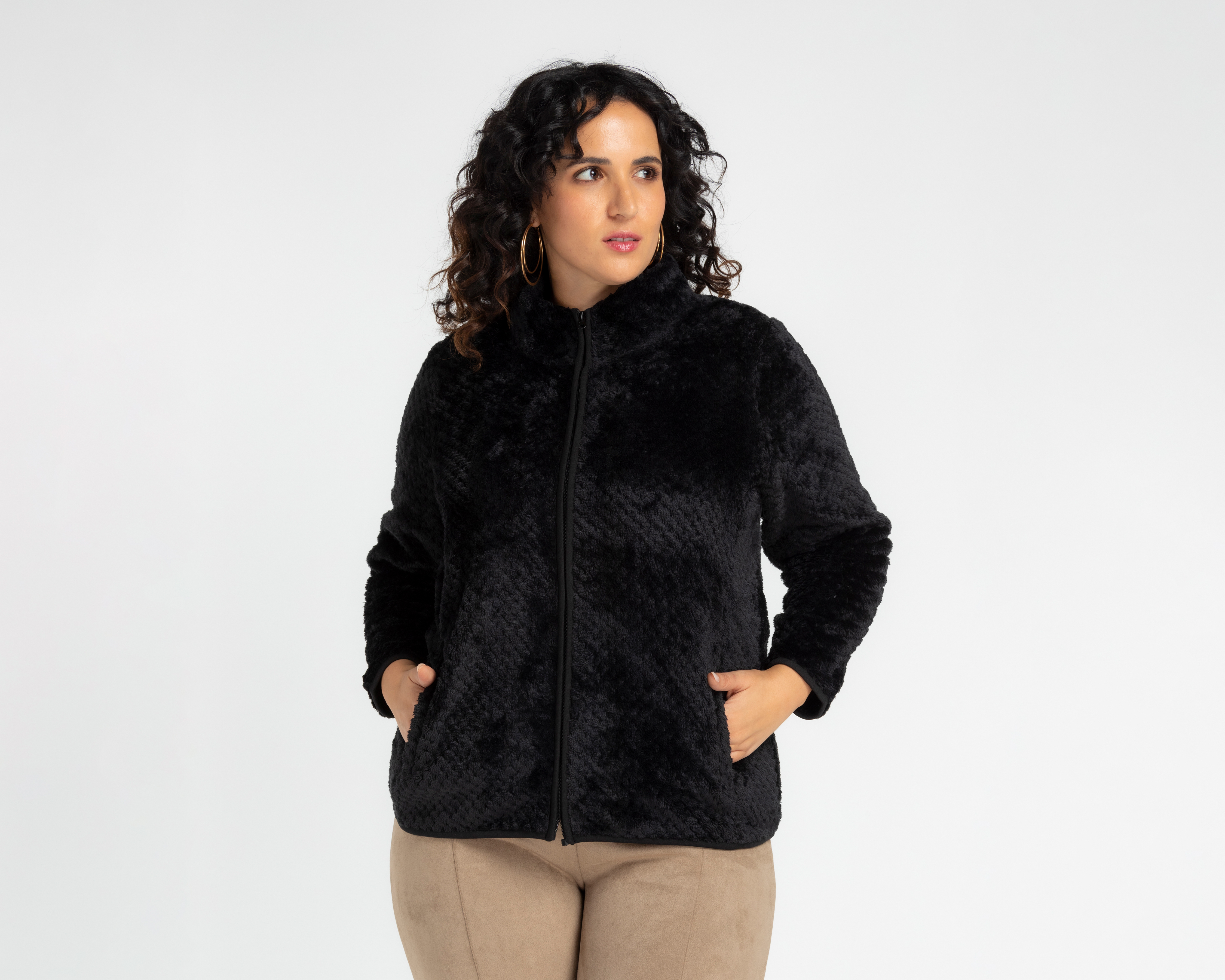 Foto 5 pulgar | Foto 4 | Chamarra Sherpa Lady Sun para Mujer