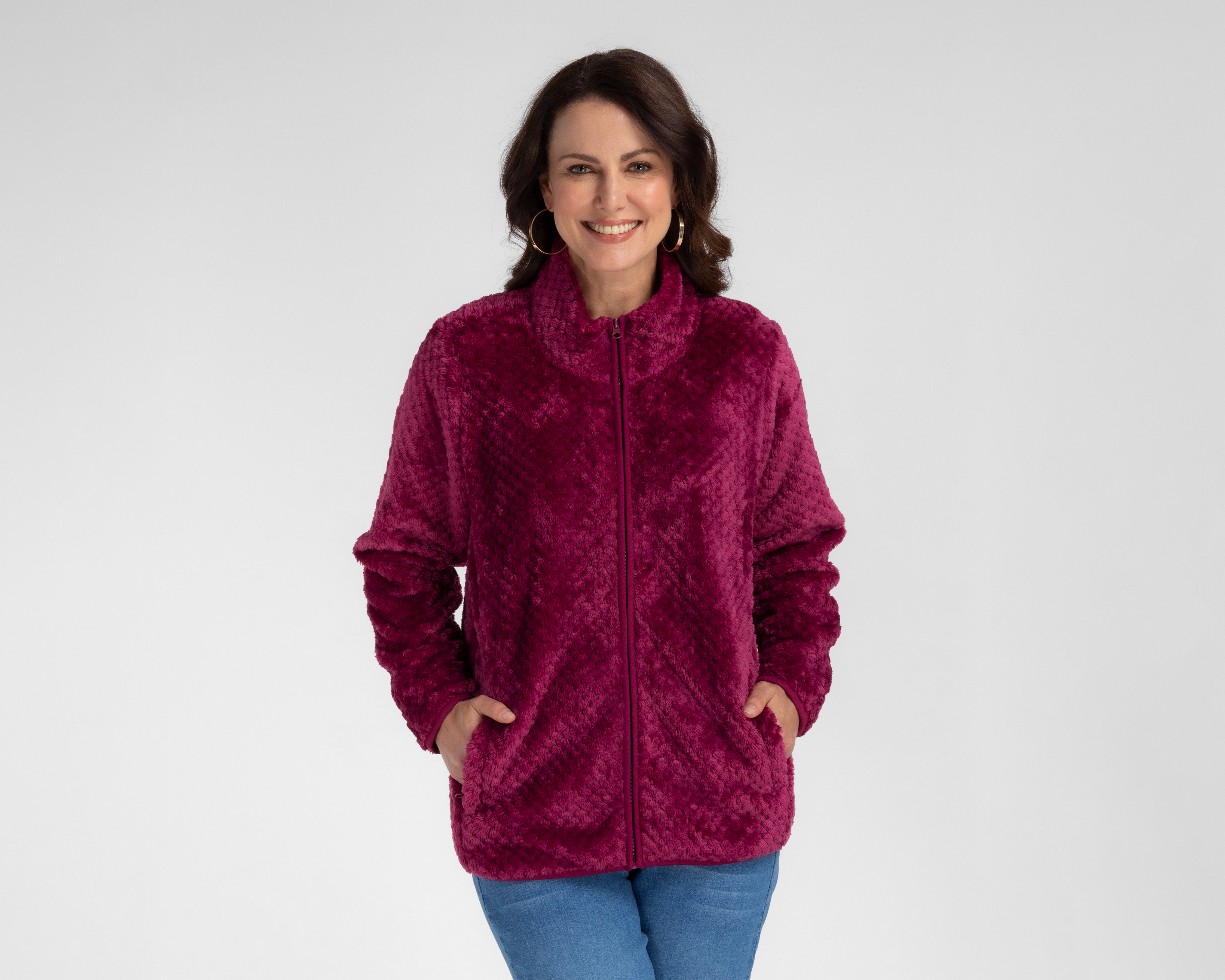 Chamarra Sherpa Lady Sun para Mujer