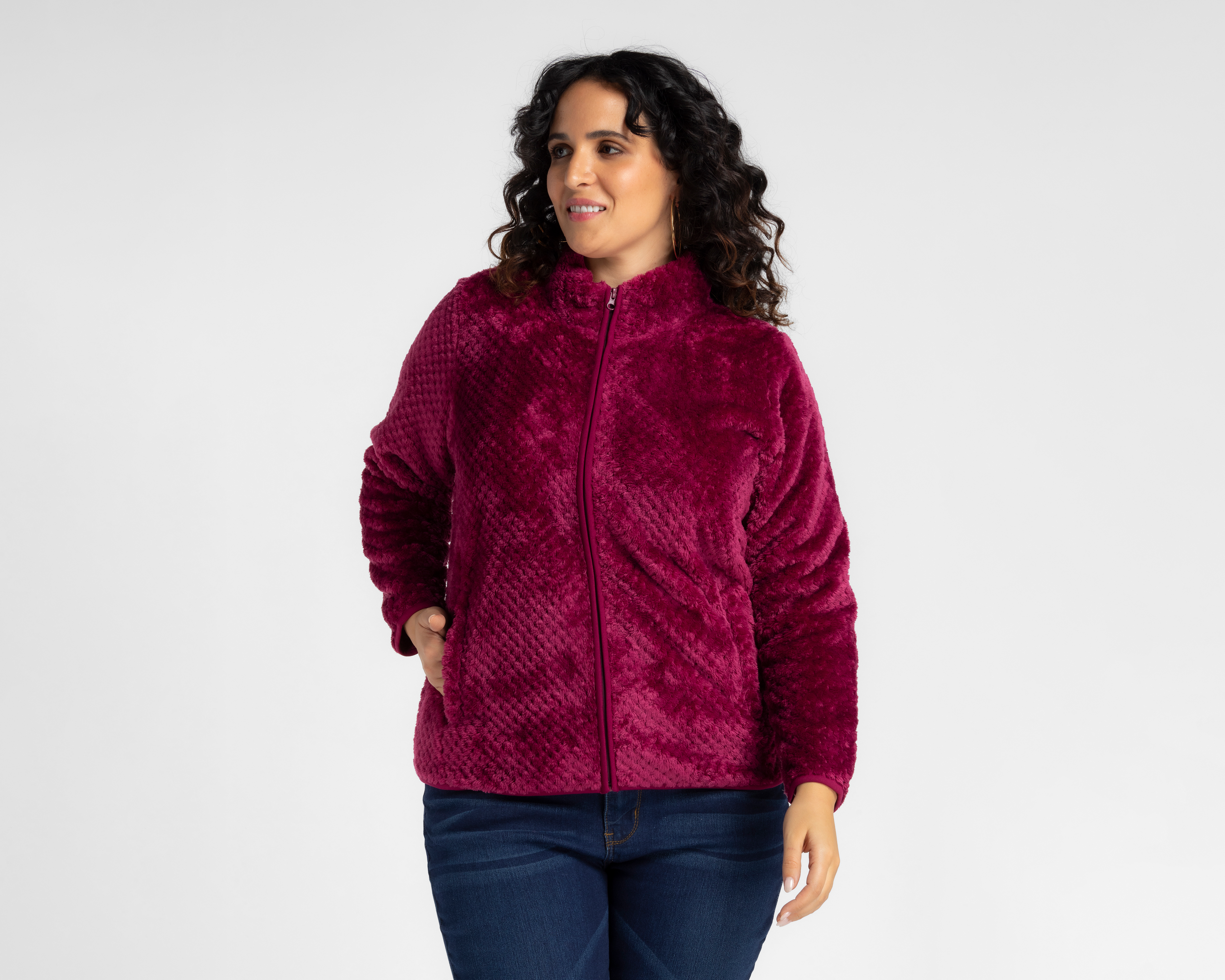 Foto 5 pulgar | Foto 4 | Chamarra Sherpa Lady Sun para Mujer