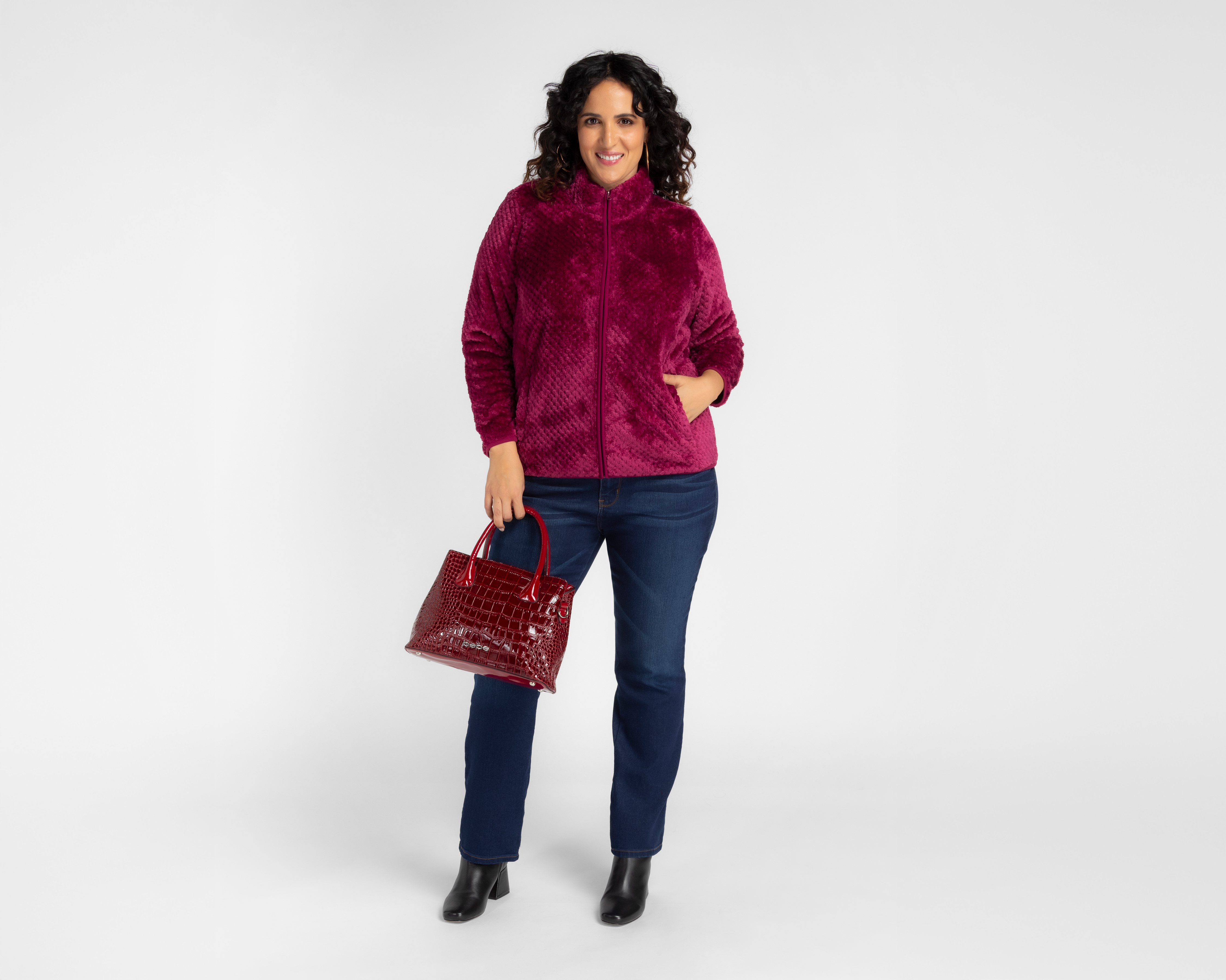 Foto 6 pulgar | Foto 5 | Chamarra Sherpa Lady Sun para Mujer