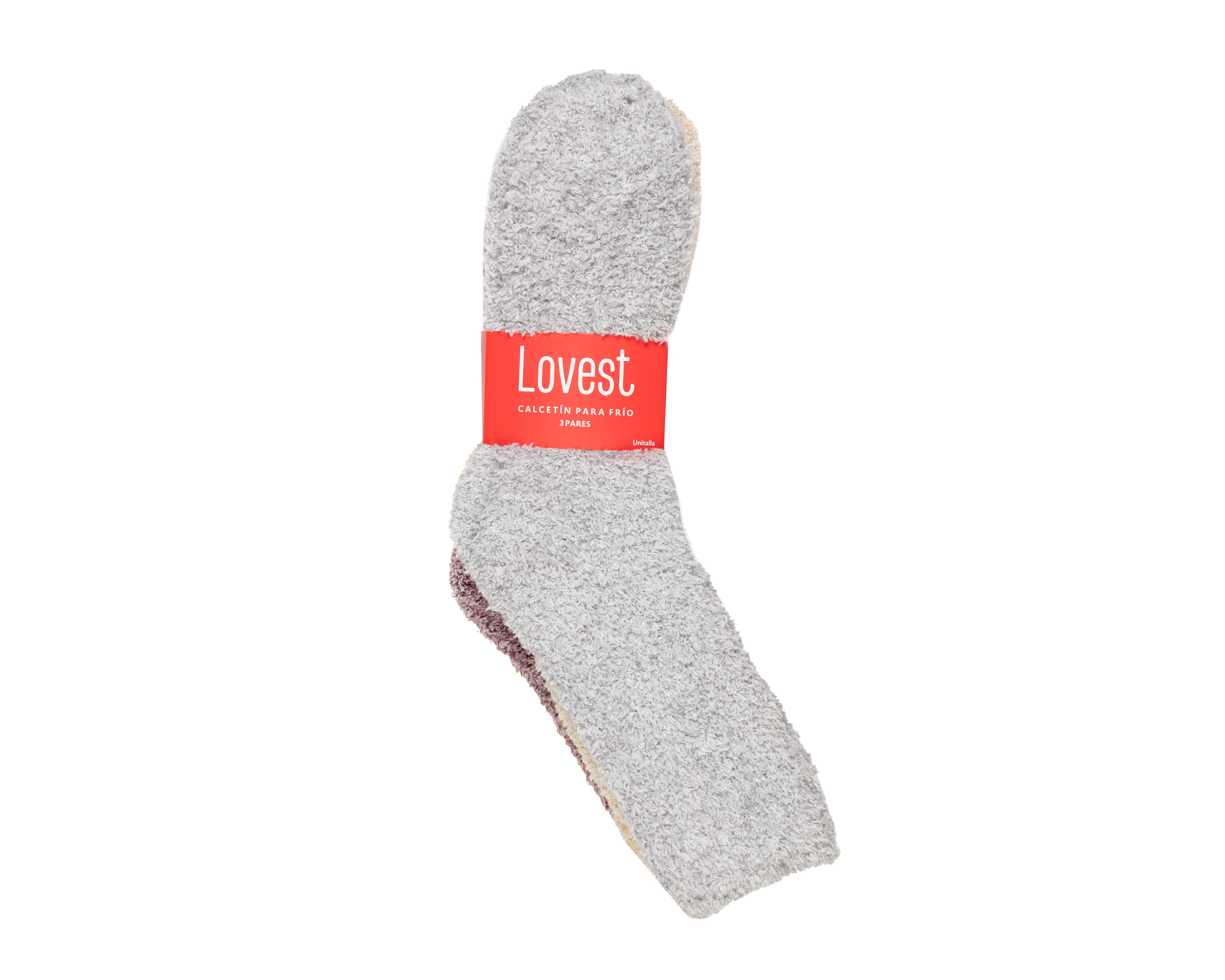 Foto 4 pulgar | Foto 3 | Calcetas Lovest para Mujer 3 Pares