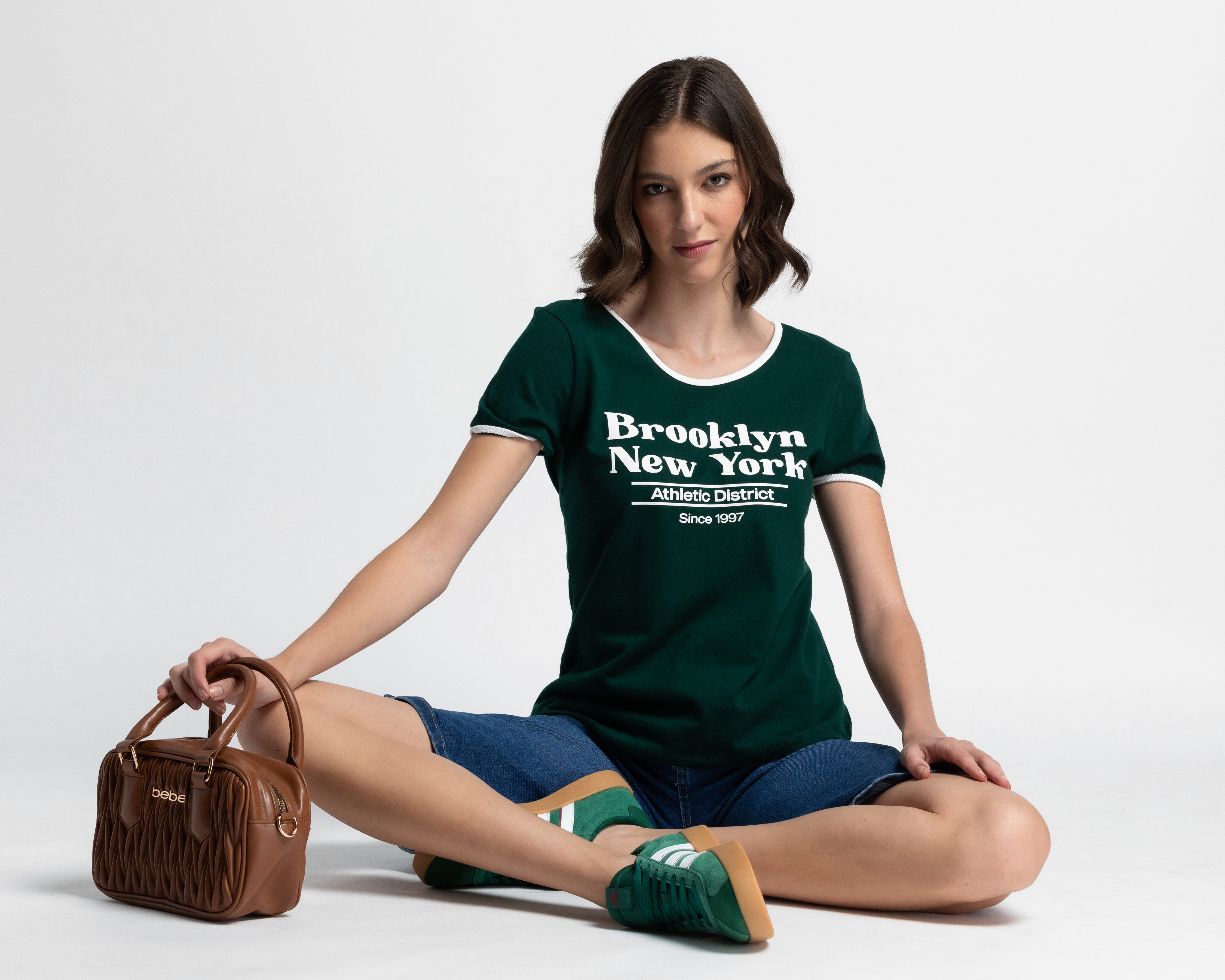 Foto 2 | Foto 2 | Playera Refill Verde para Mujer