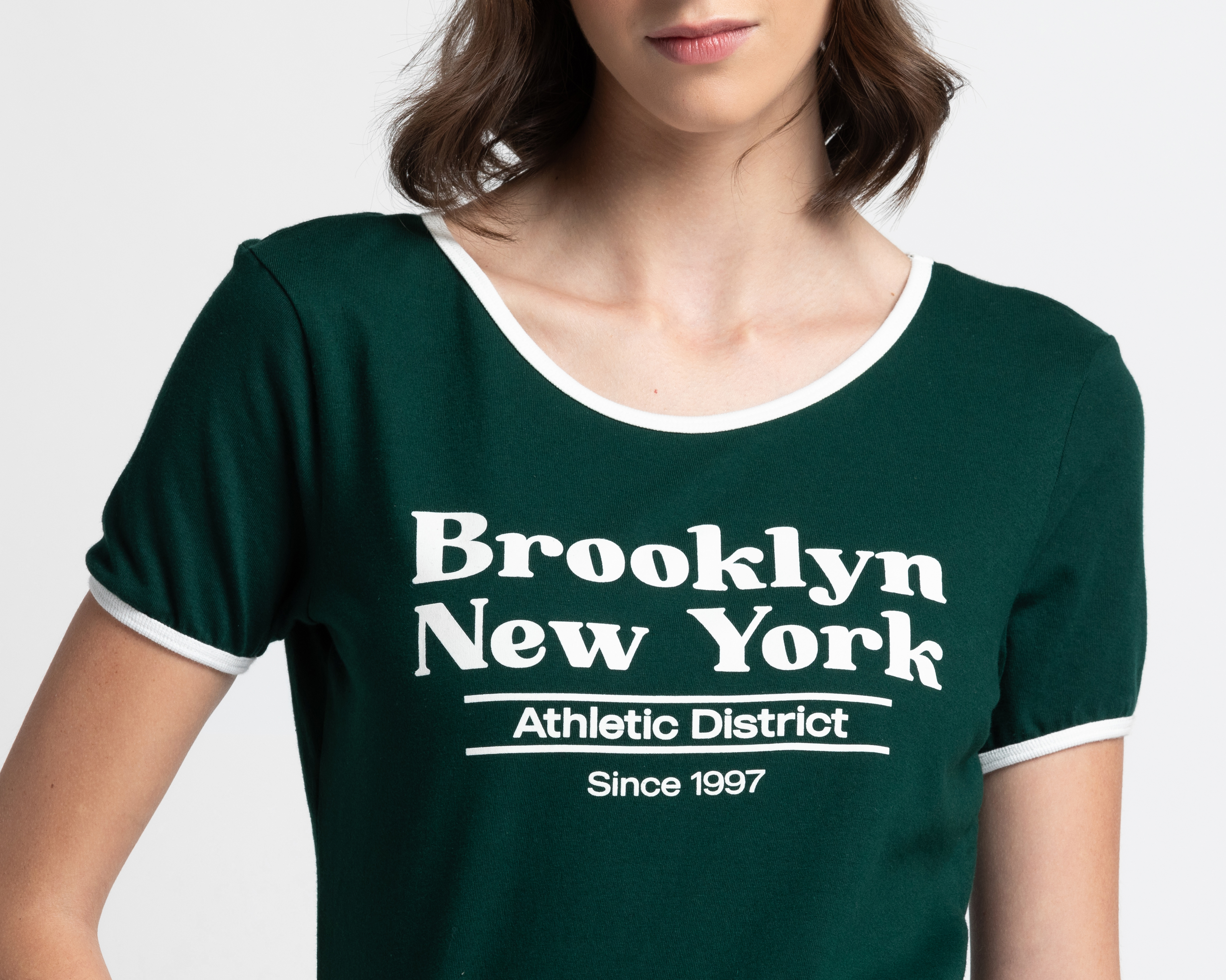 Foto 4 | Foto 4 | Playera Refill Verde para Mujer