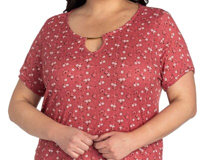 Foto 4 | Foto 4 | Playera Lady Sun Manga Corta con Estampado Floral