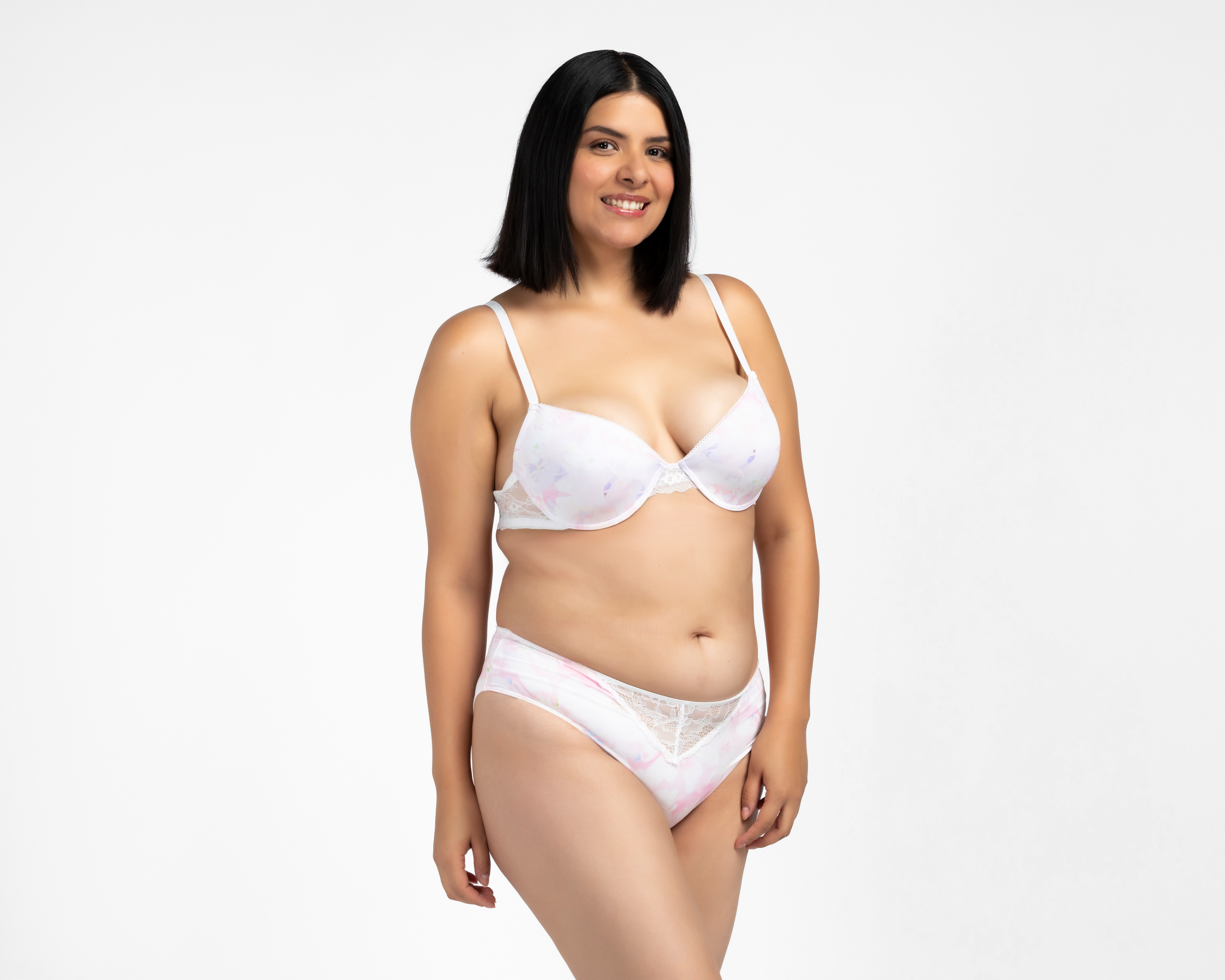 Coordinado de Encaje Copa Completa Carnival