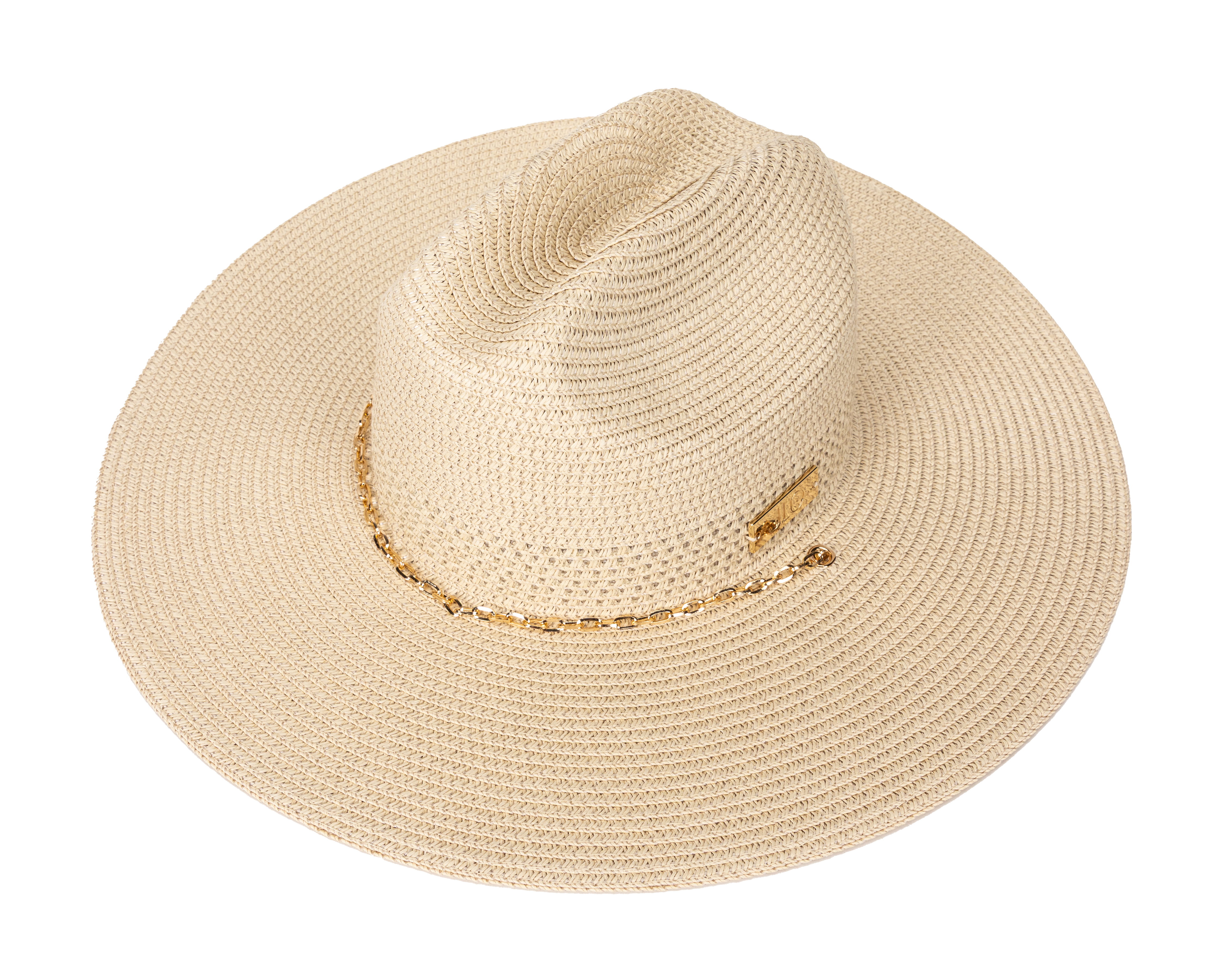 Foto 2 pulgar | Foto 1 | Sombrero para Playa Jennifer Lopez Beige