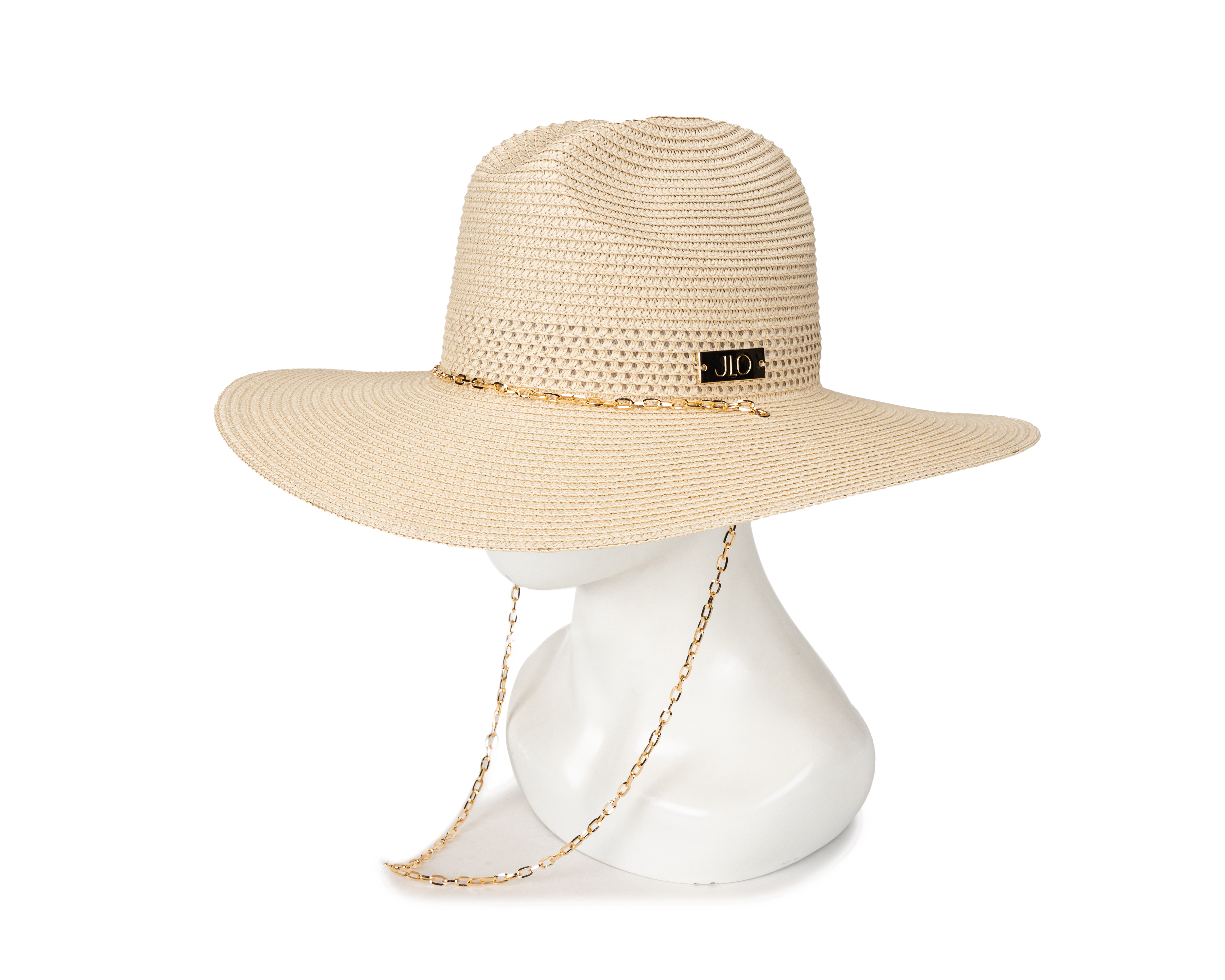 Foto 4 pulgar | Foto 3 | Sombrero para Playa Jennifer Lopez Beige