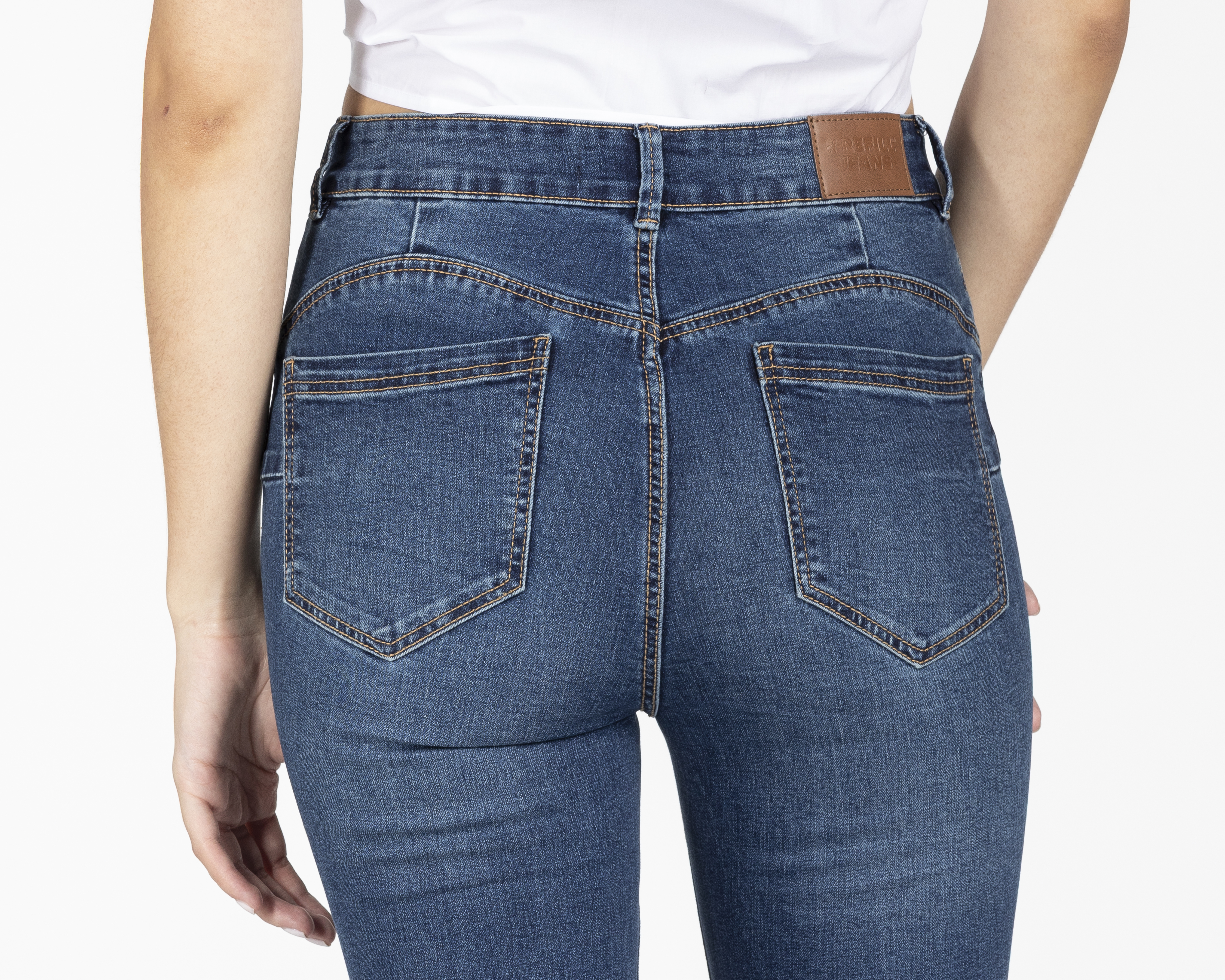 Foto 6 pulgar | Foto 5 | Jeans Skinny Refill para Mujer
