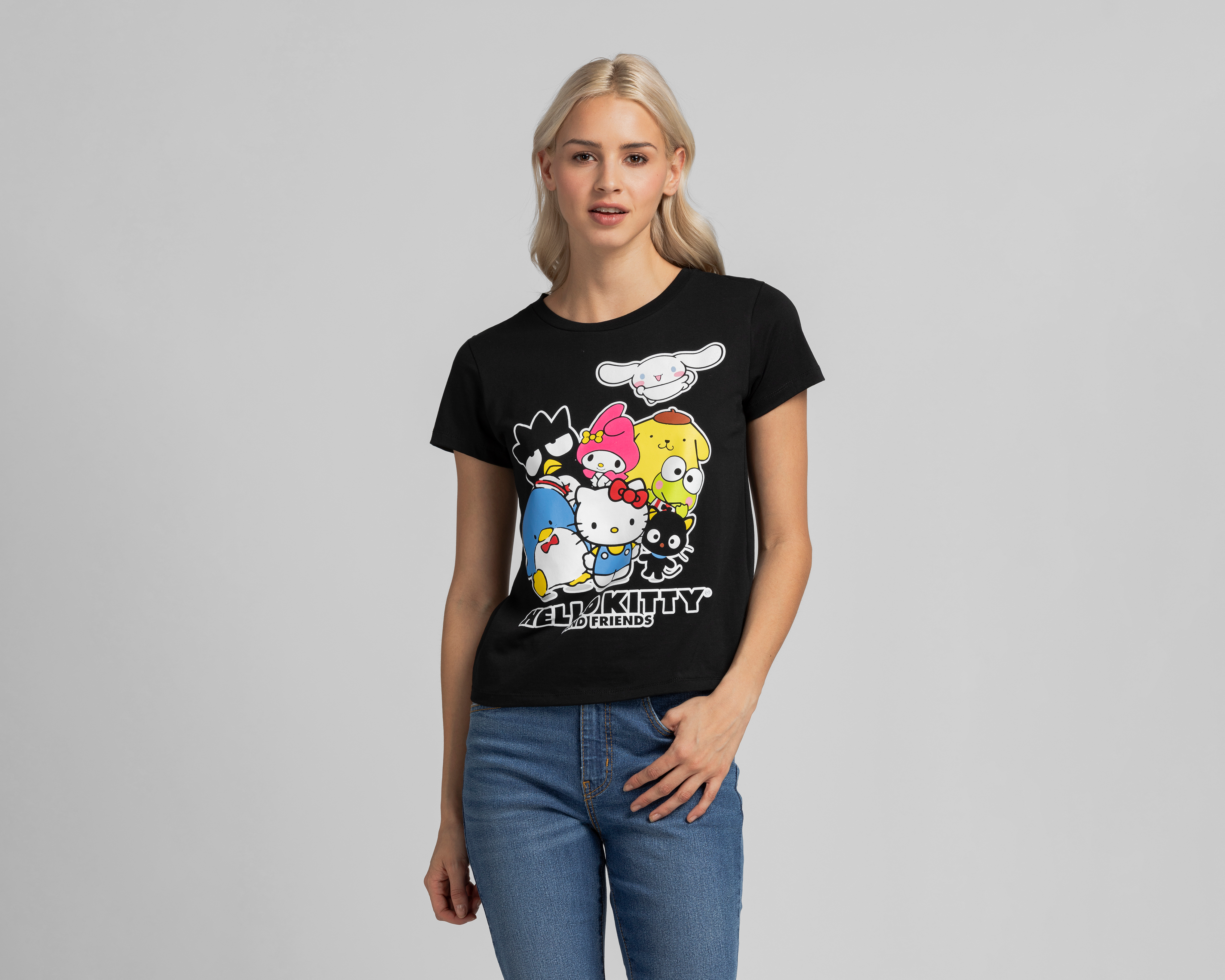 Foto 2 pulgar | Foto 1 | Playera Hello Kitty de Algodón para Mujer