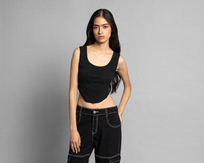 Foto 1 | Foto 1 | Playera Strona sin Mangas para Mujer