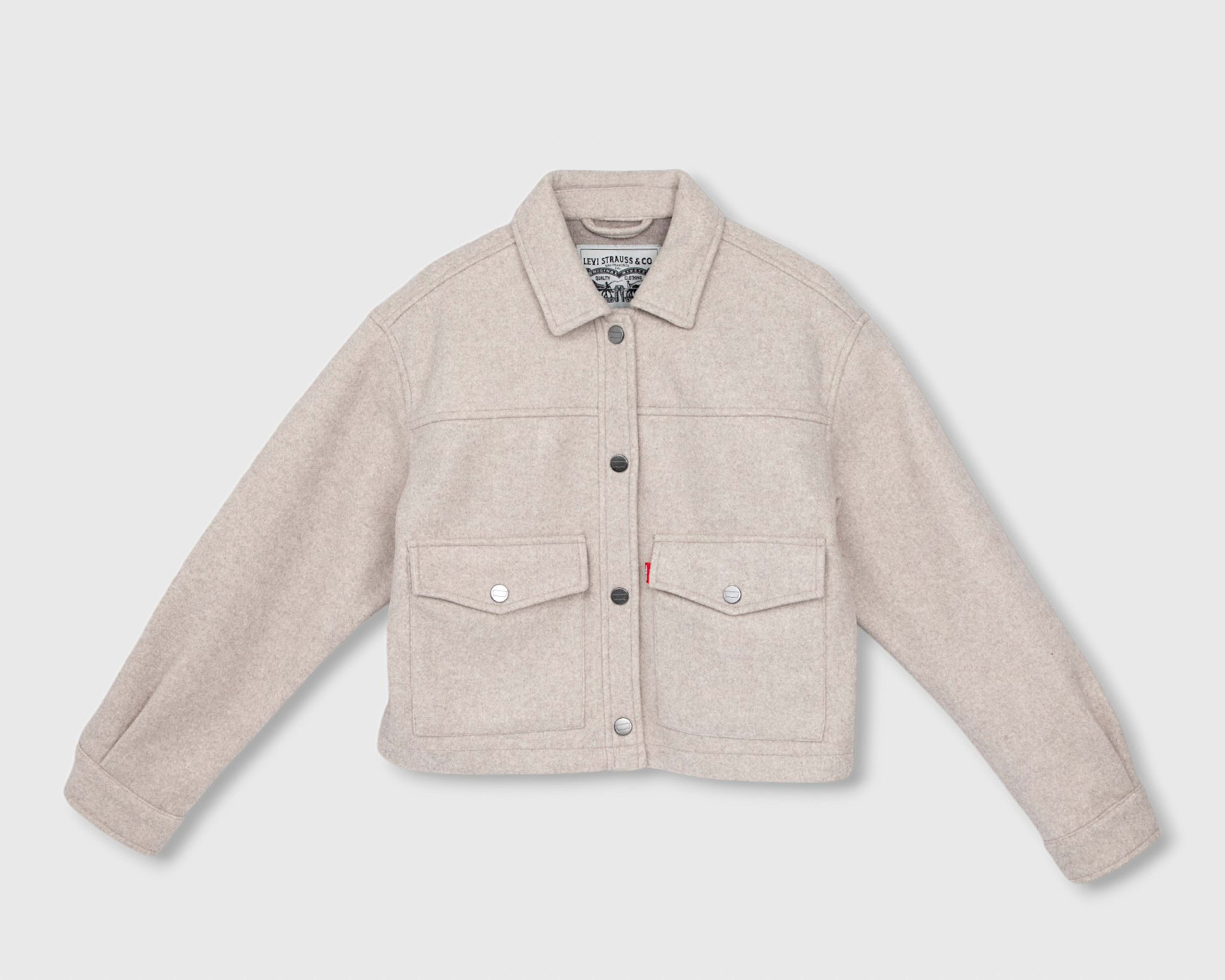 Foto 2 pulgar | Foto 1 | Chamarra con Bolsillos Levi's para Mujer