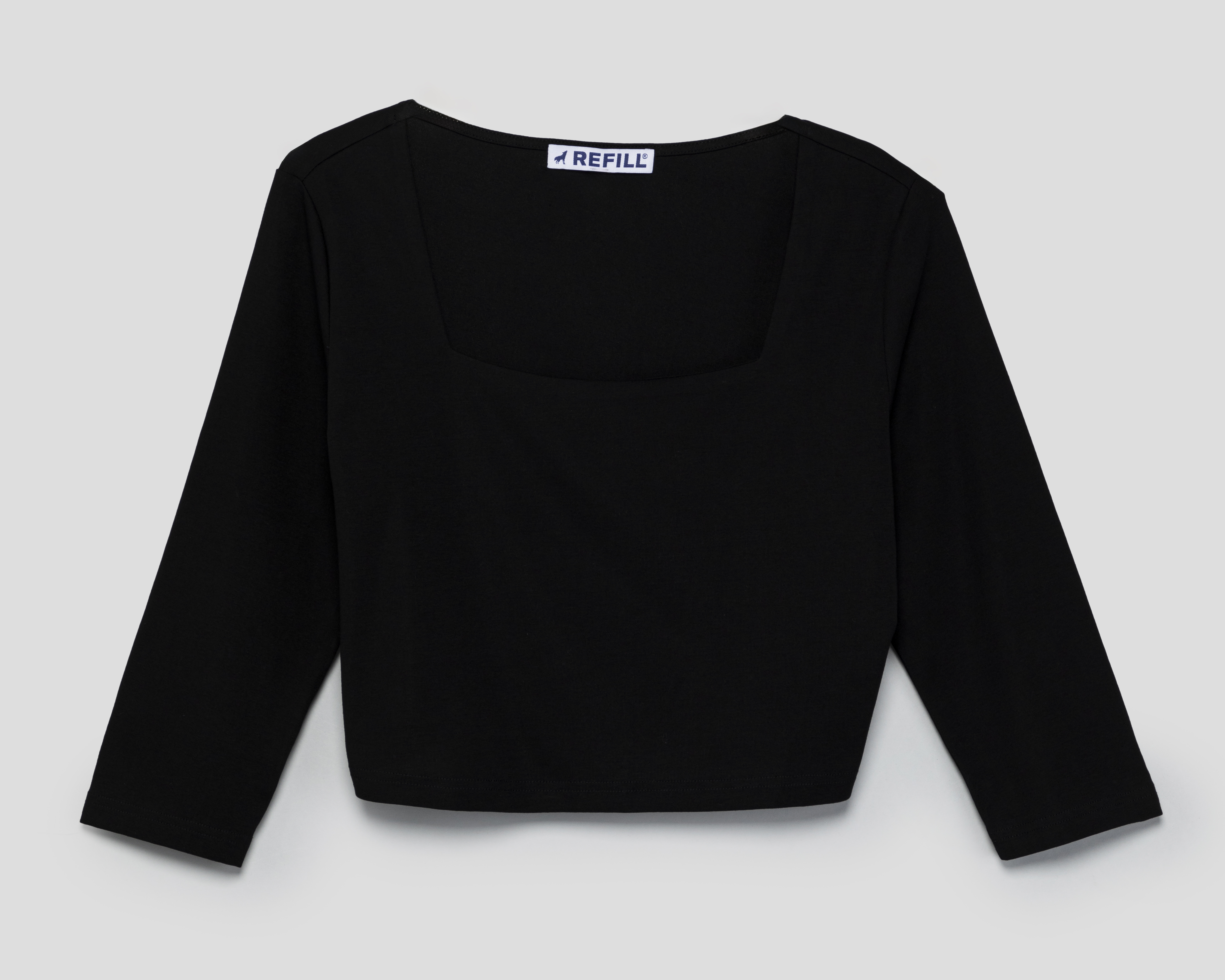 Foto 2 pulgar | Foto 1 | Blusa Refill Escote Cuadrado para Mujer