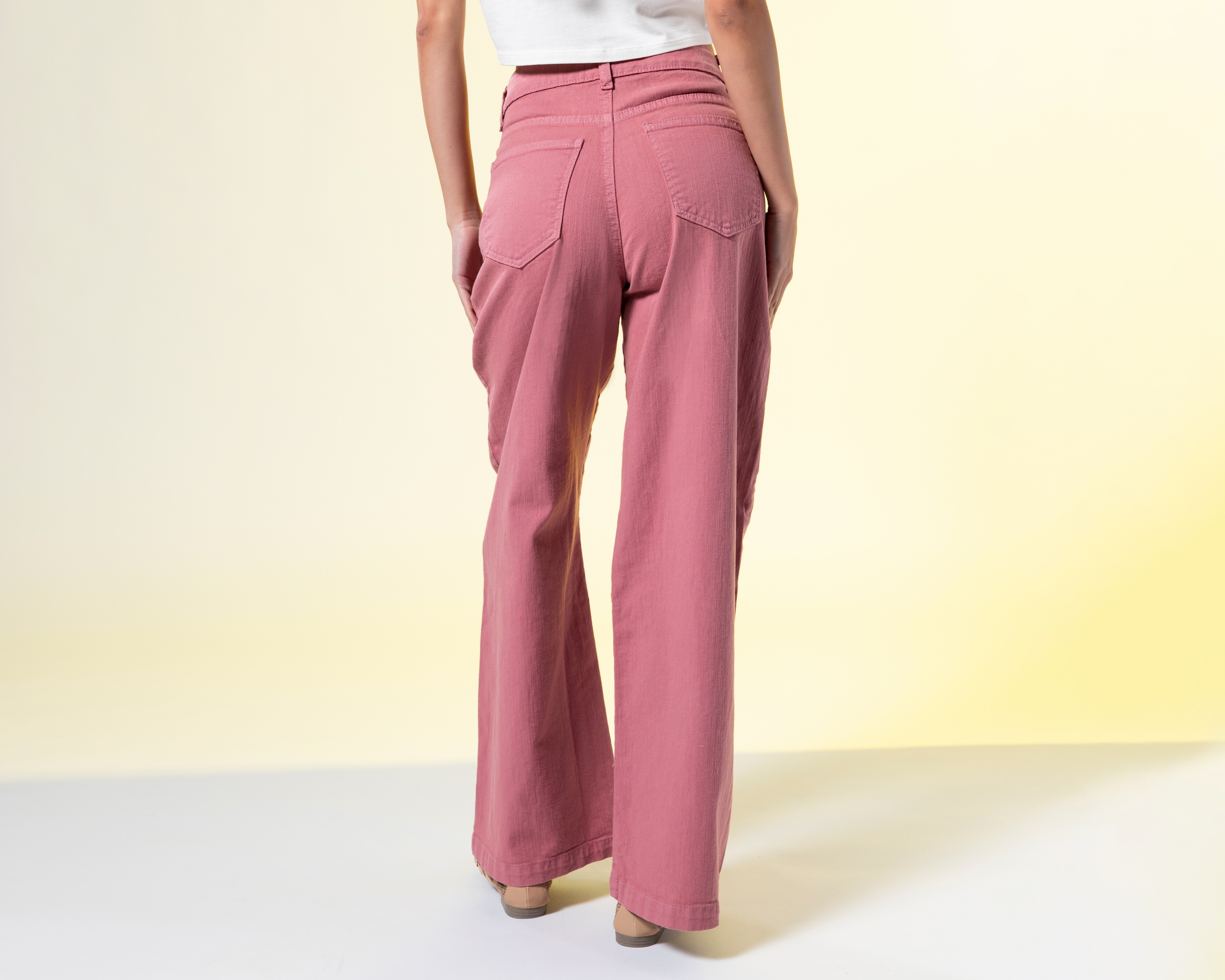 Foto 4 pulgar | Foto 3 | Jeans Wide Leg Strona para Mujer