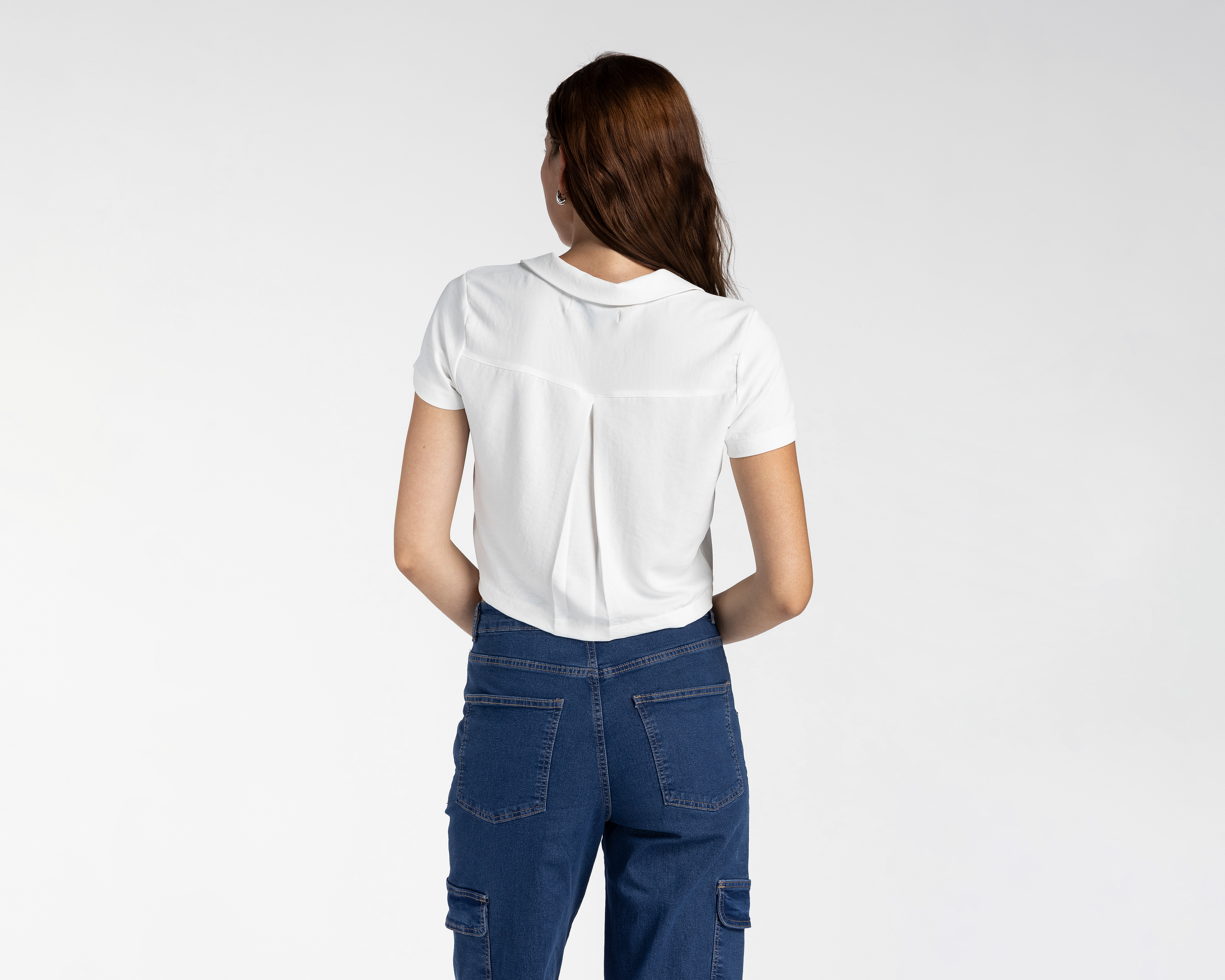Foto 4 pulgar | Foto 3 | Blusa Refill Manga Corta para Mujer
