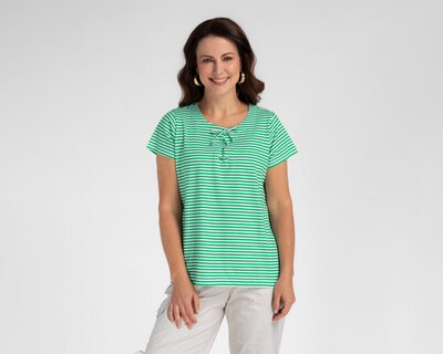 Foto 1 | Foto 1 | Playera Lady Sun a Rayas para Mujer