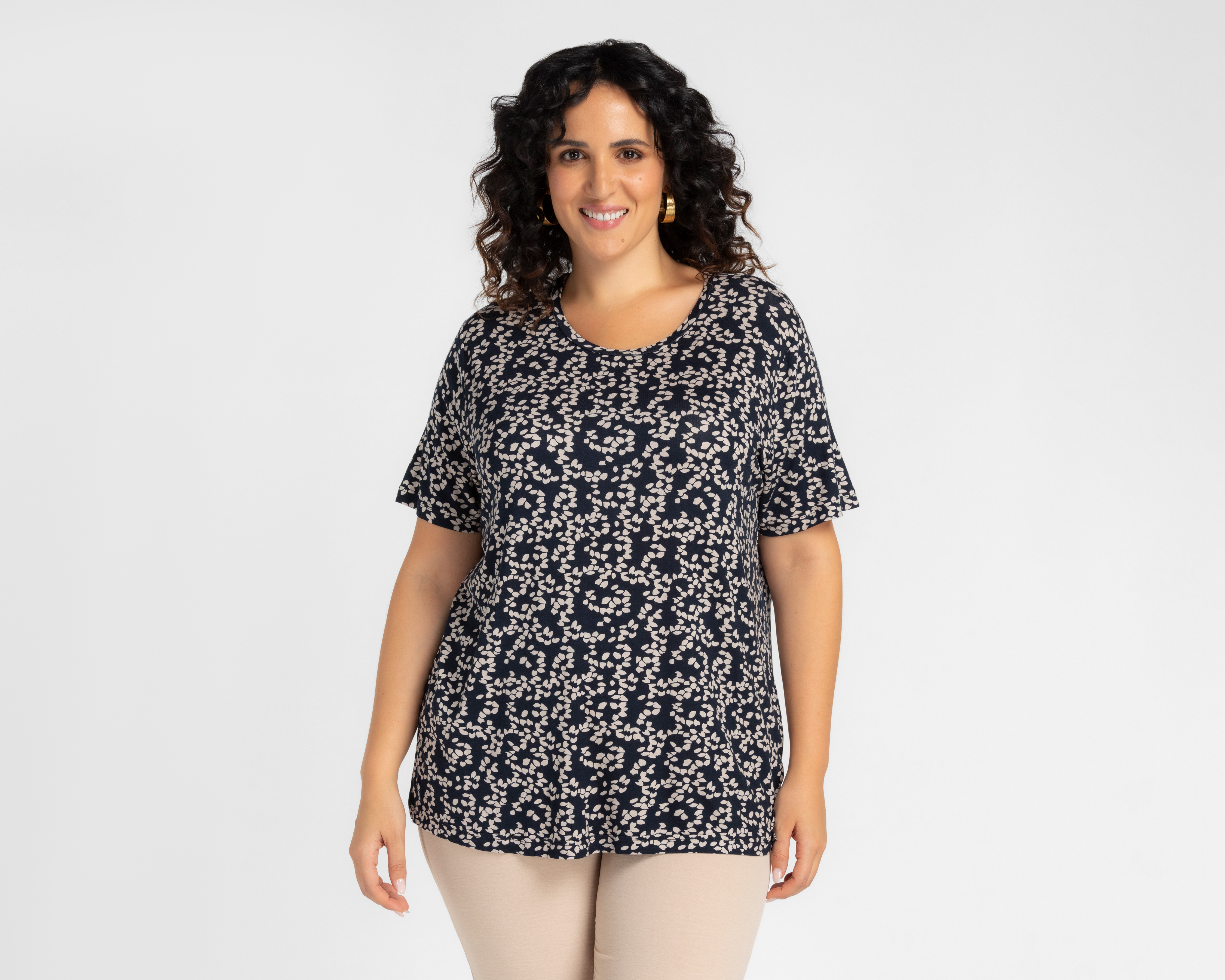 Foto 2 pulgar | Foto 1 | Blusa Lady Sun para Mujer con Estampado