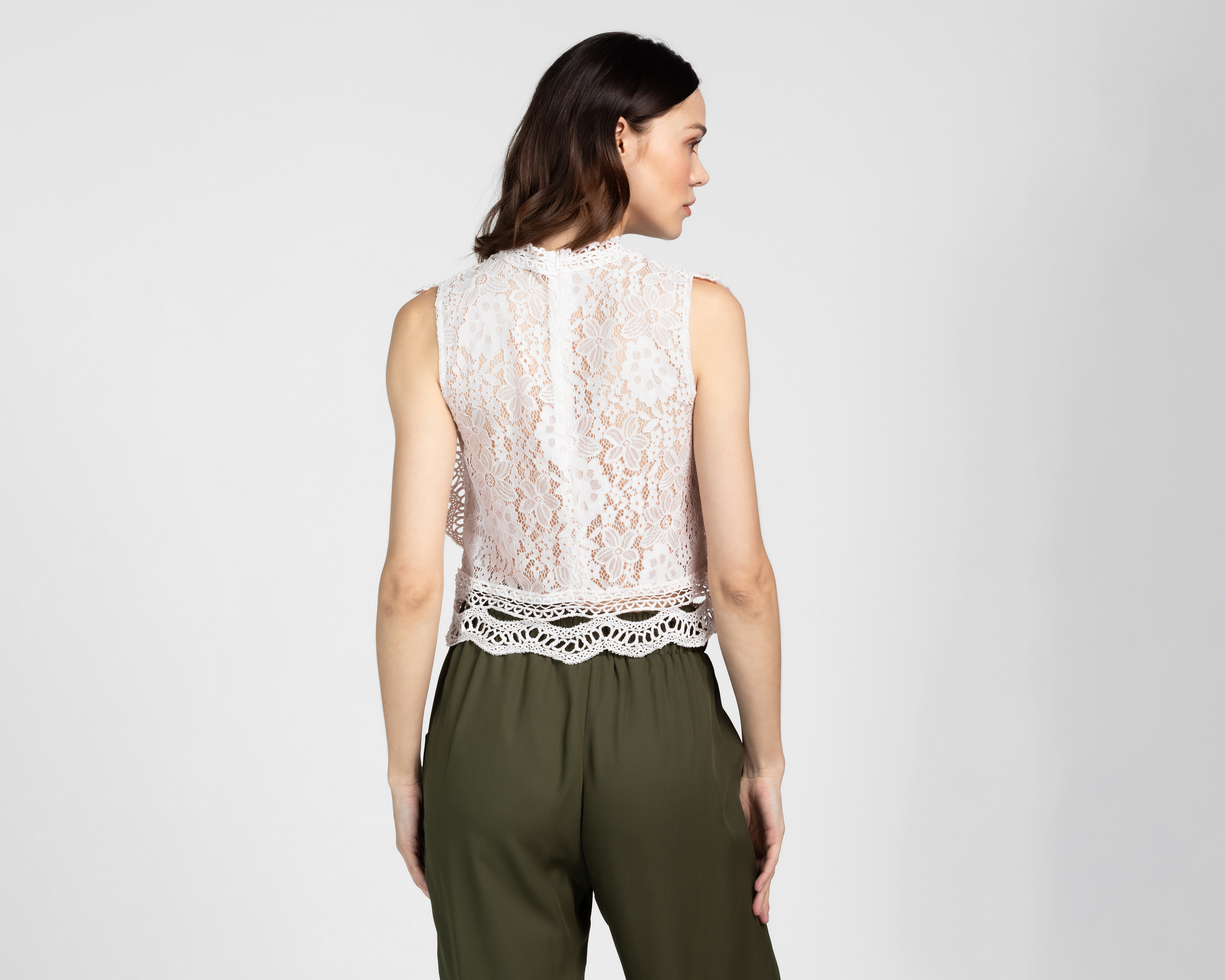 Foto 3 | Foto 3 | Blusa Jennifer Lopez de Encaje para Mujer