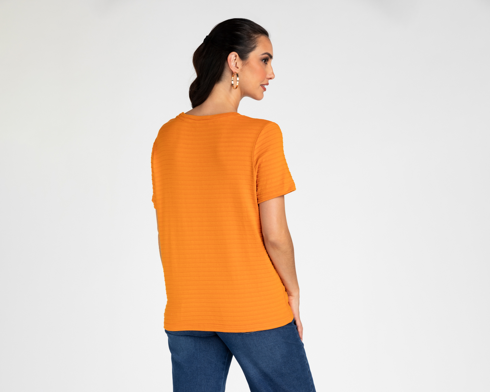 Foto 4 pulgar | Foto 3 | Blusa Lady Sun Anaranjada para Mujer