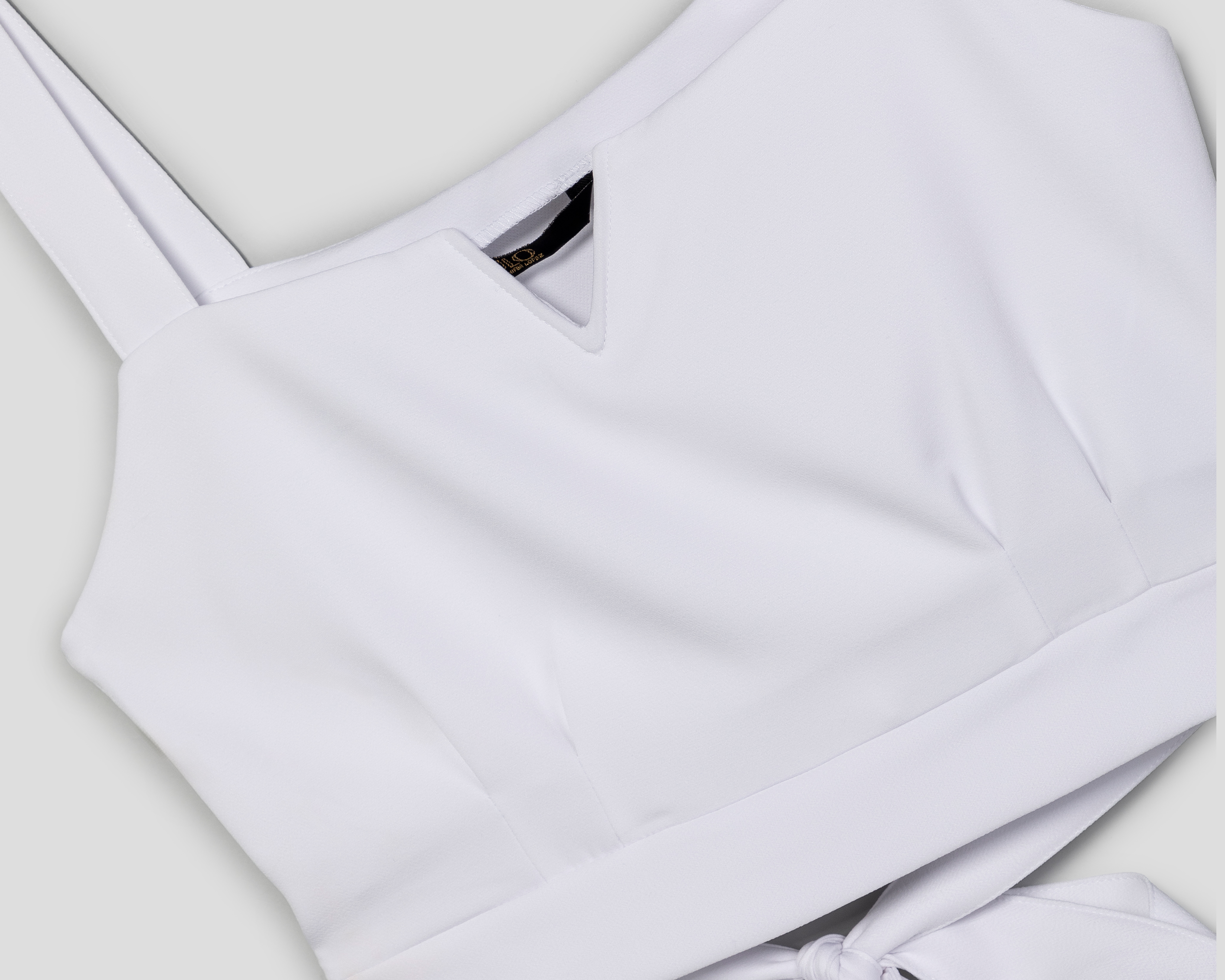 Foto 6 pulgar | Foto 5 | Crop Top Jennifer Lopez Blanco para Mujer