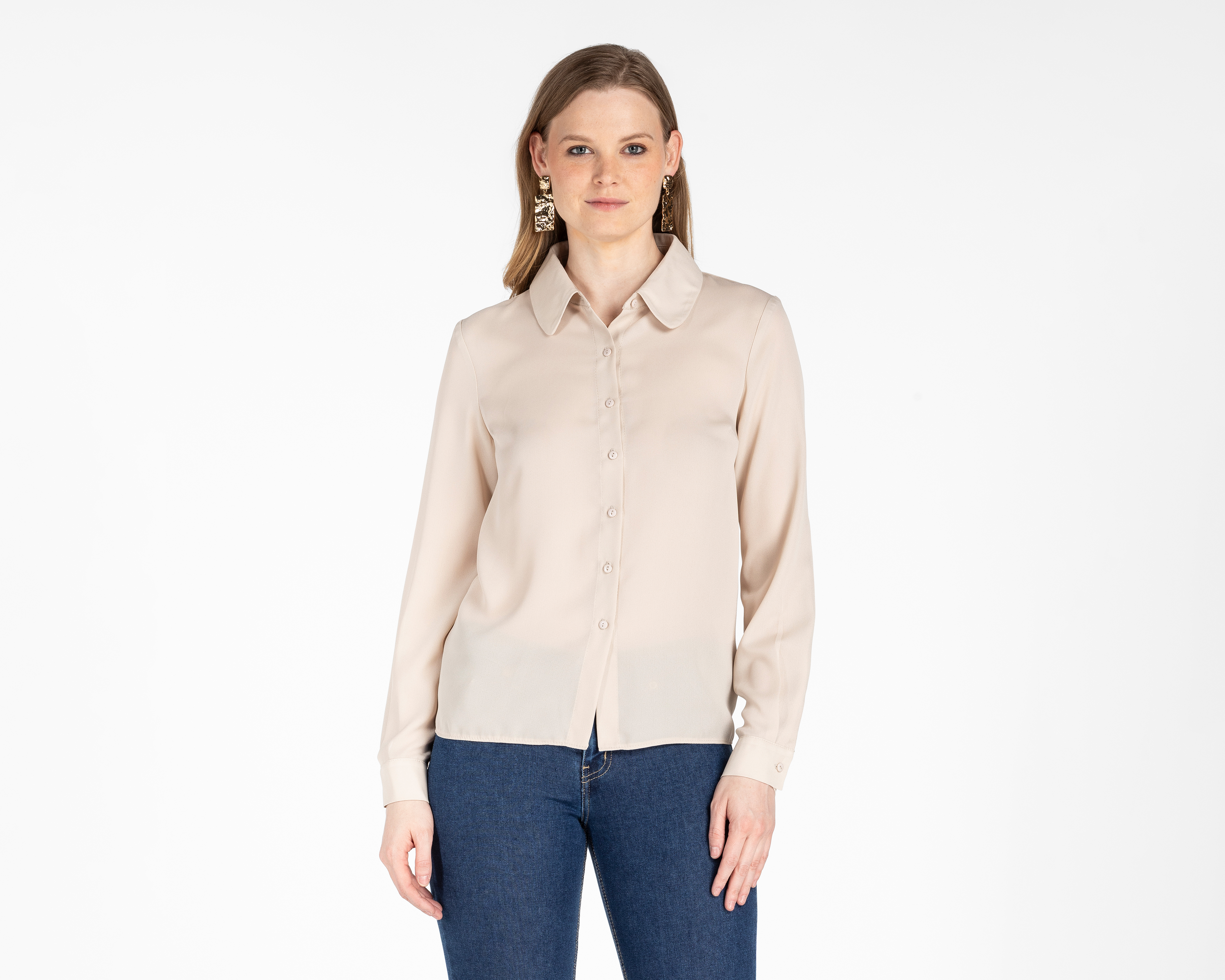 Blusa Sahara Manga Larga para Mujer