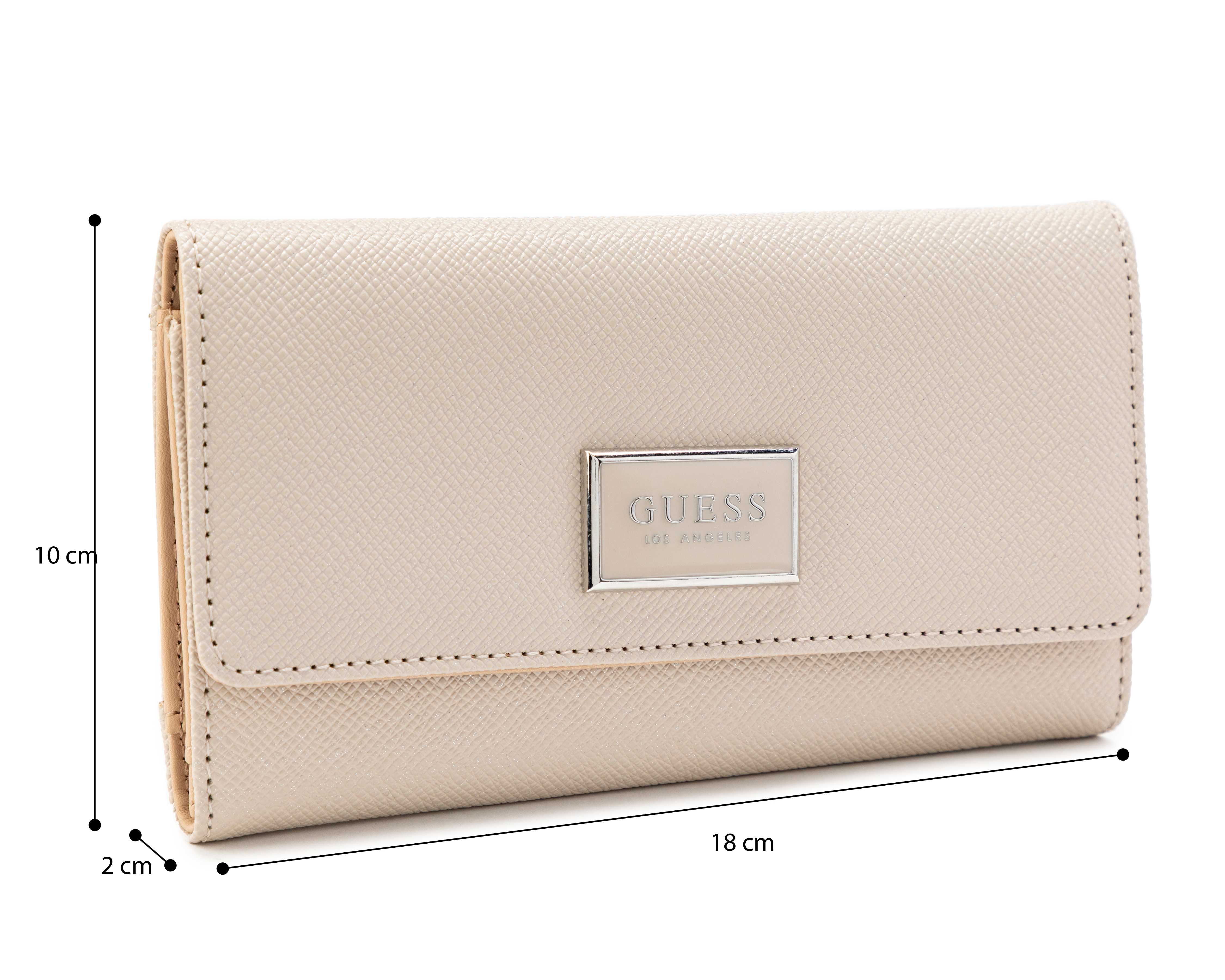 Foto 6 | Foto 6 | Cartera para Mujer Guess Beige