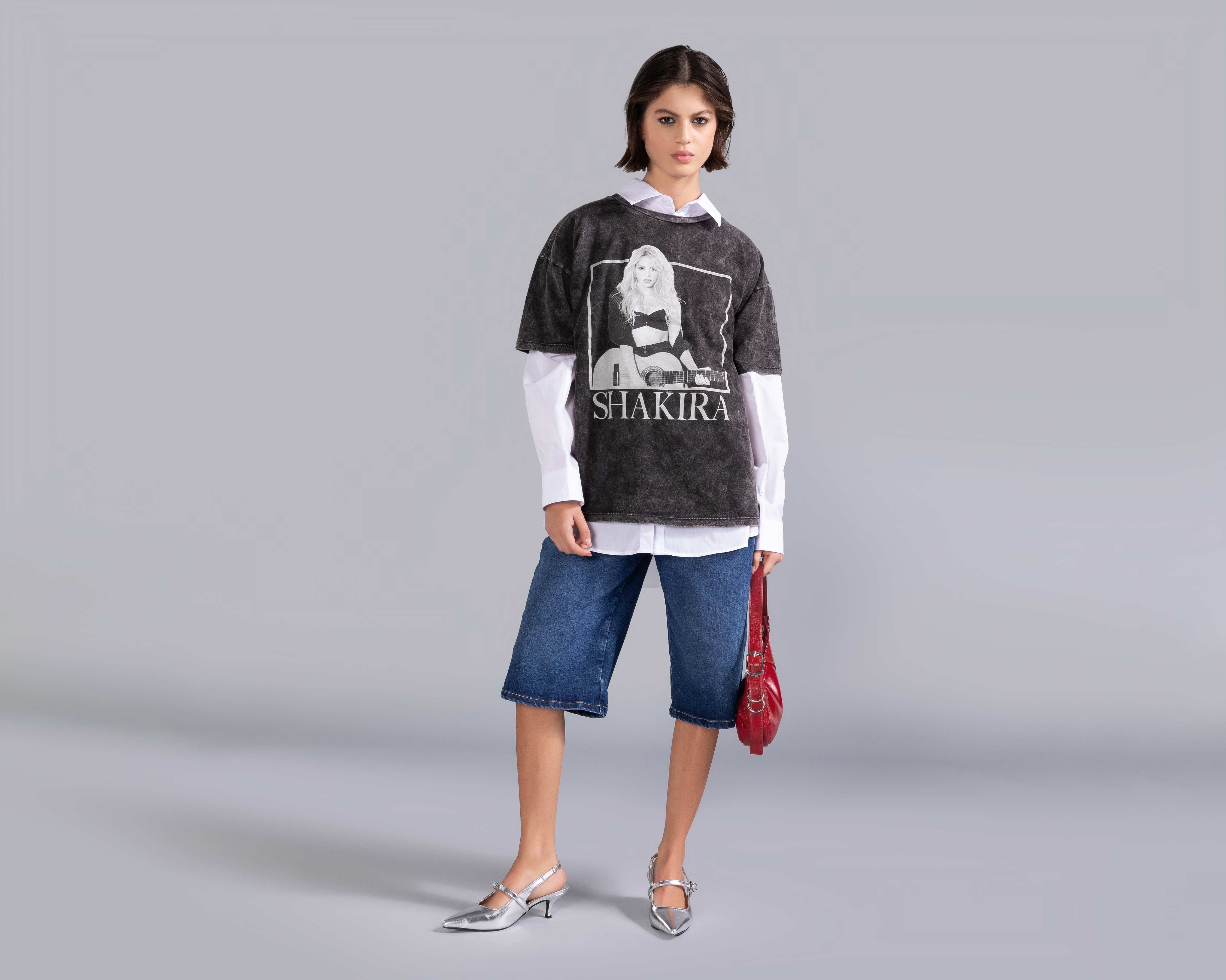 Playera Shakira Estampada para Mujer