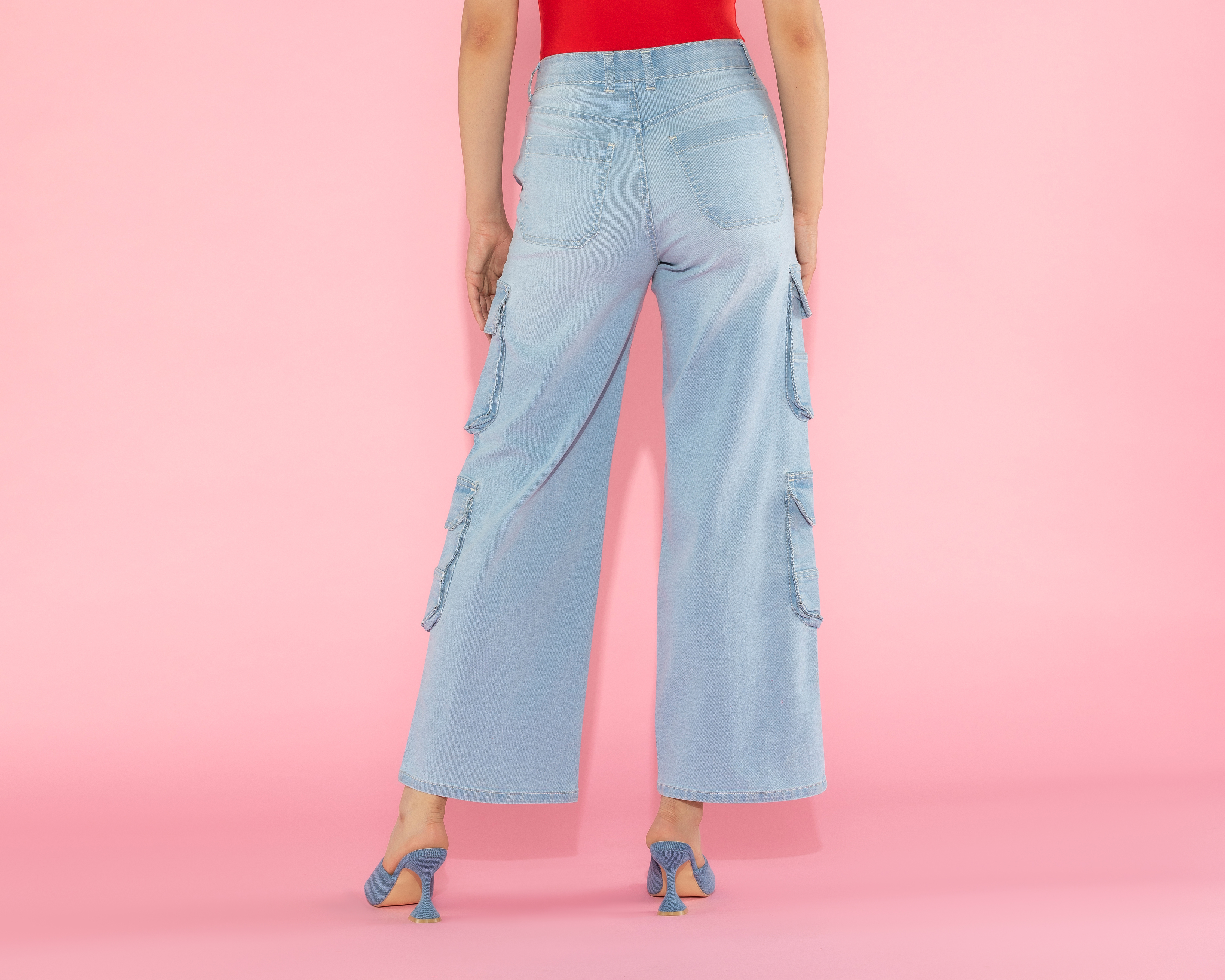 Foto 4 pulgar | Foto 3 | Jeans Flare Thinner para Mujer