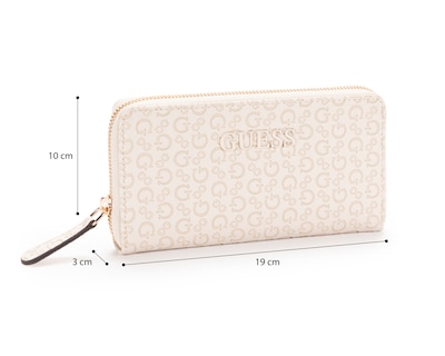 Foto 6 | Foto 6 | Cartera para Mujer Guess Beige