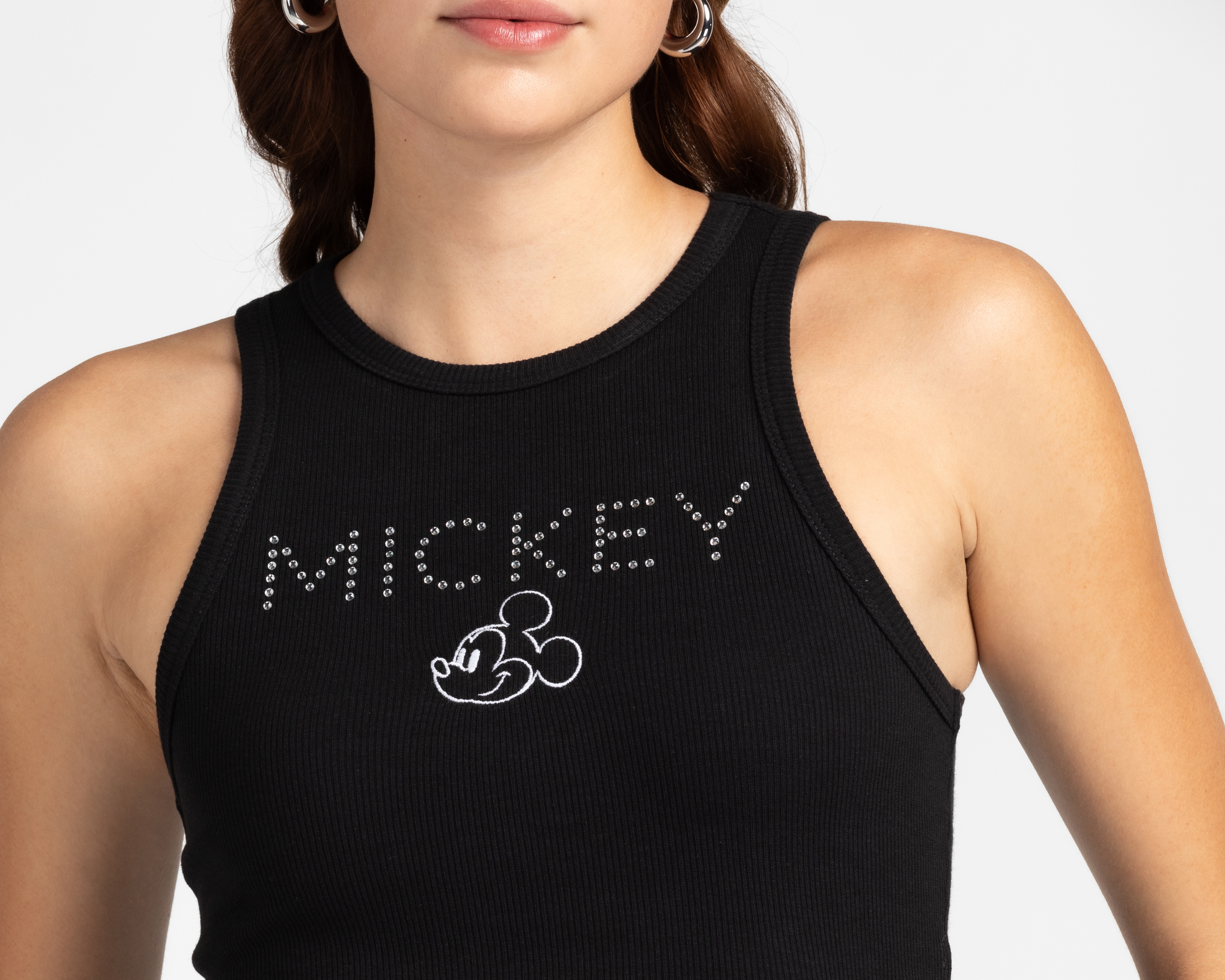Foto 4 pulgar | Foto 3 | Playera sin Mangas Disney Mickey Mouse para Mujer