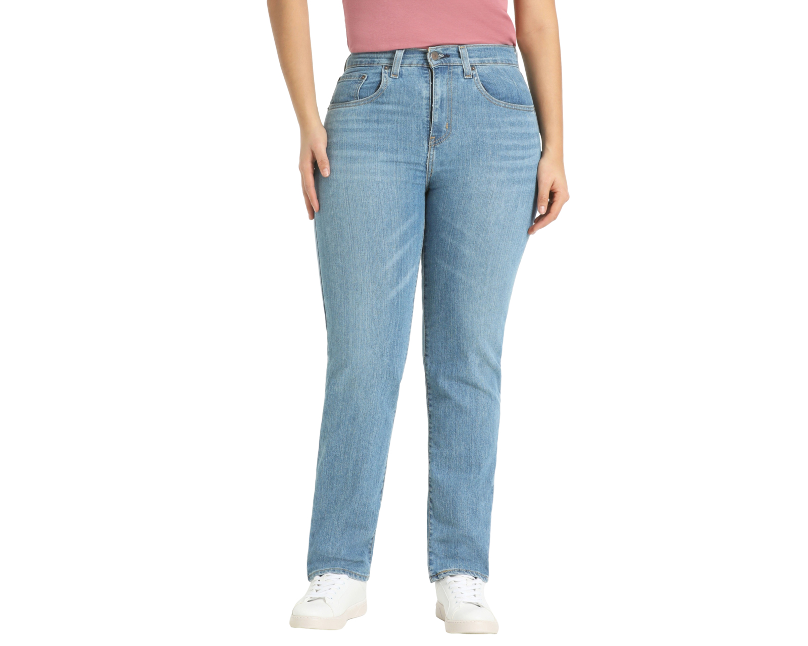 Foto 2 pulgar | Foto 1 | Jeans Straight Levi's 724 High Rise para Mujer