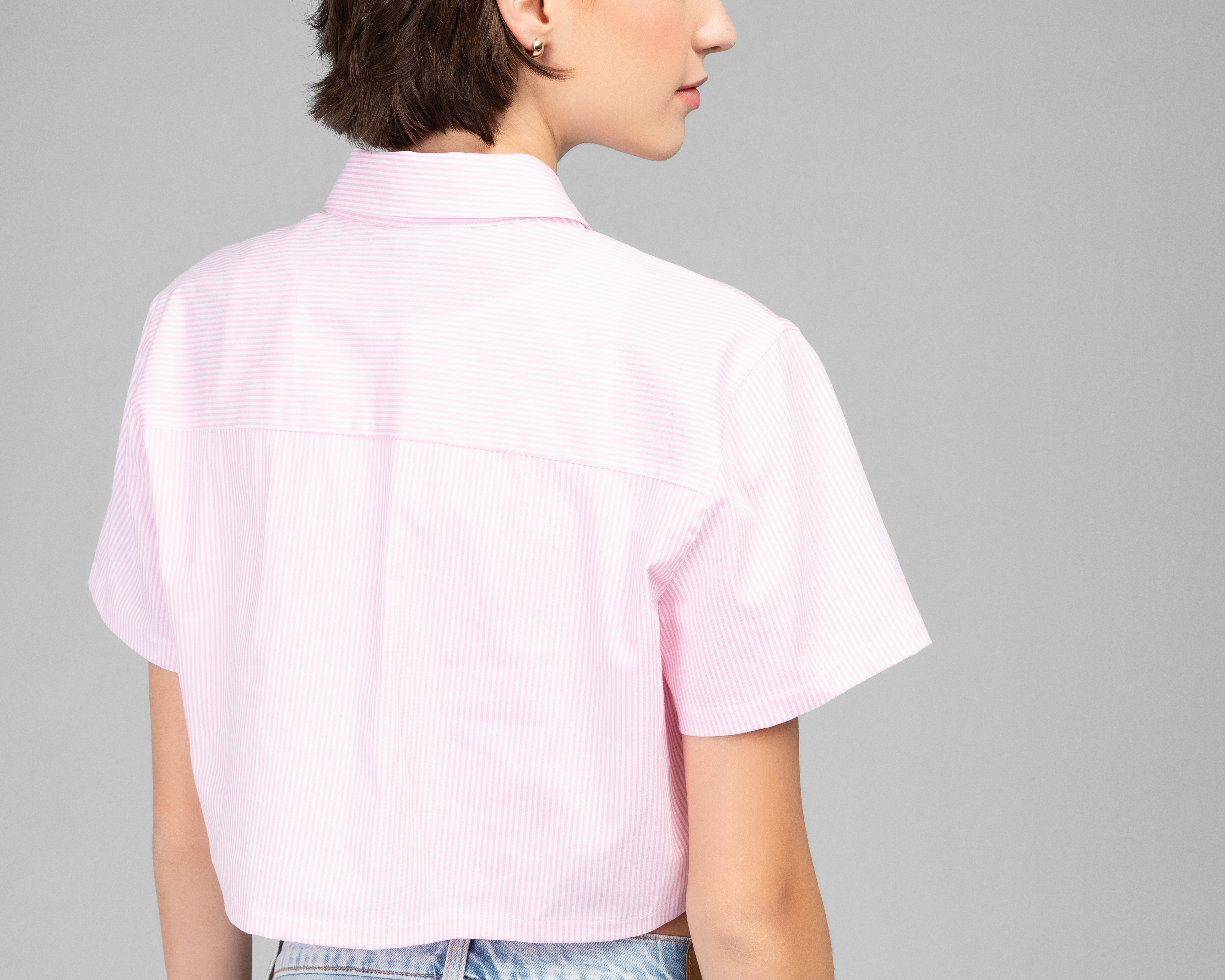 Foto 6 pulgar | Foto 5 | Blusa Strona a Rayas para Mujer