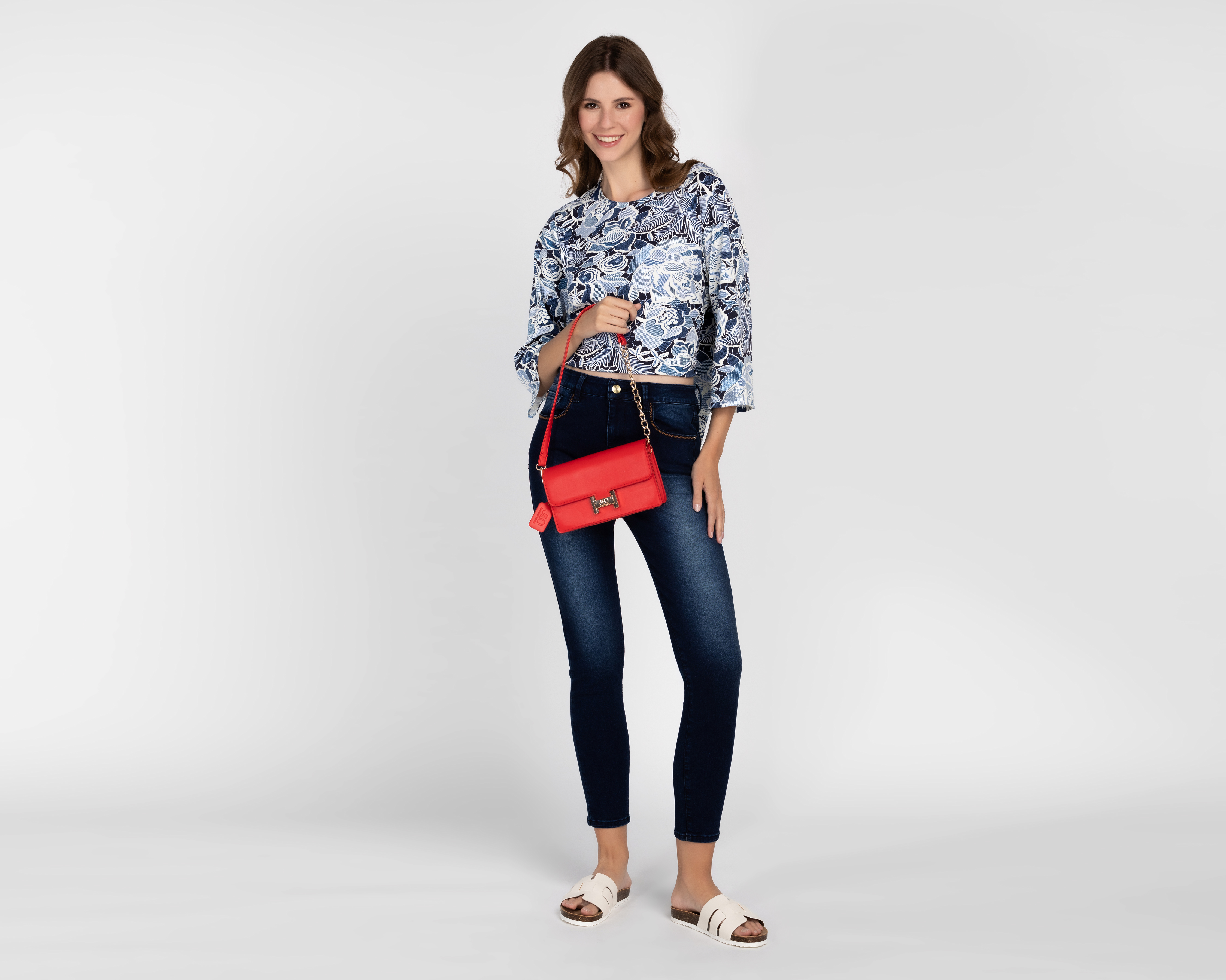 Foto 4 pulgar | Foto 2 | Blusa Lady Sun Mangas 3/4 para Mujer