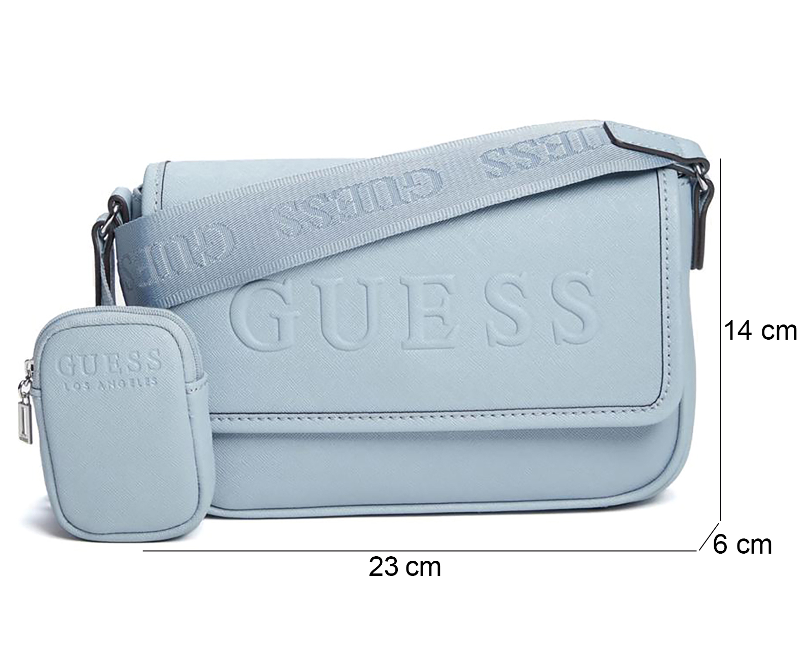 Foto 5 pulgar | Foto 4 | Bolsa Cruzada Guess Haddington con Monedero