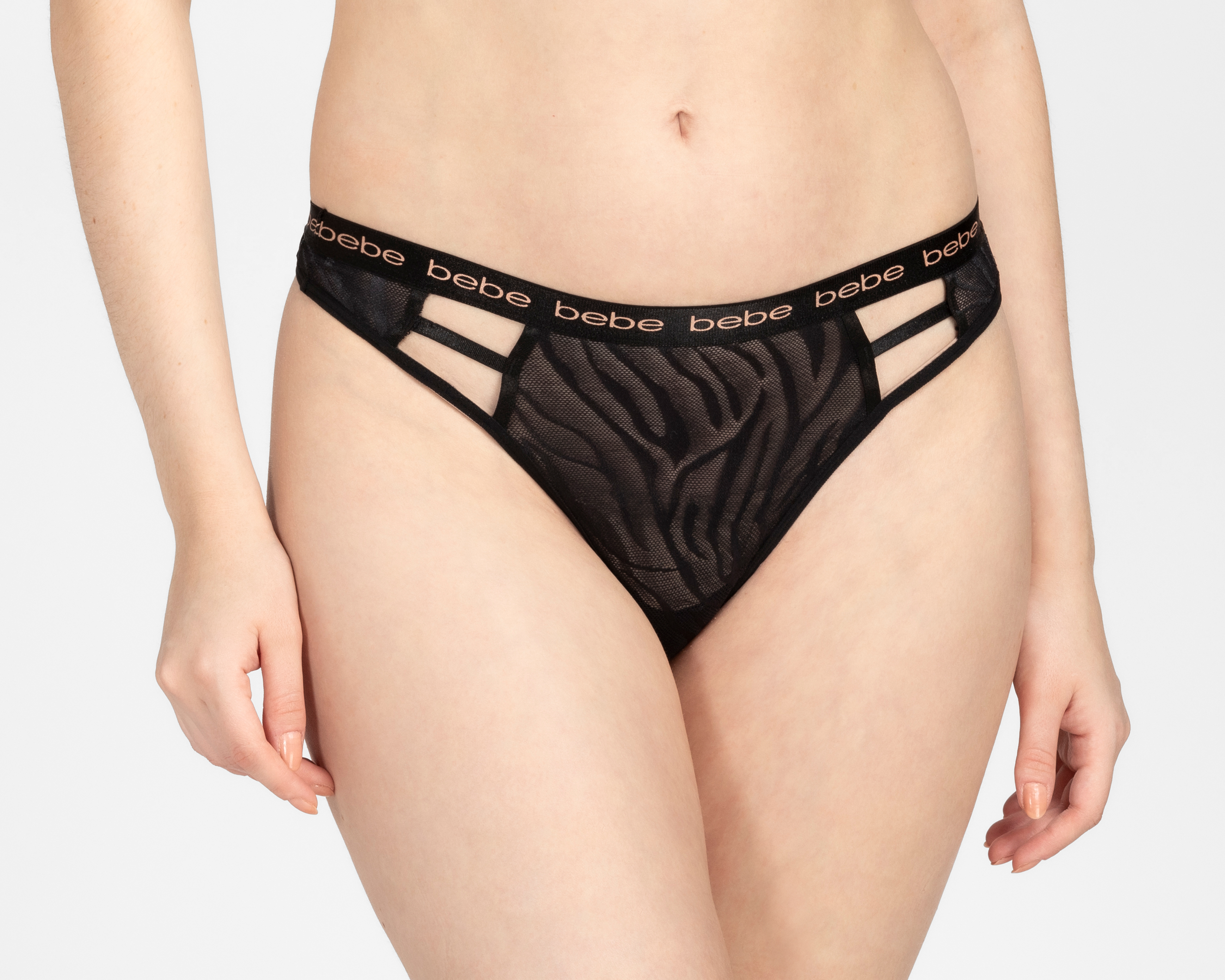 Foto 2 | Foto 2 | Tanga Bebe con Encaje para Mujer 3 Piezas