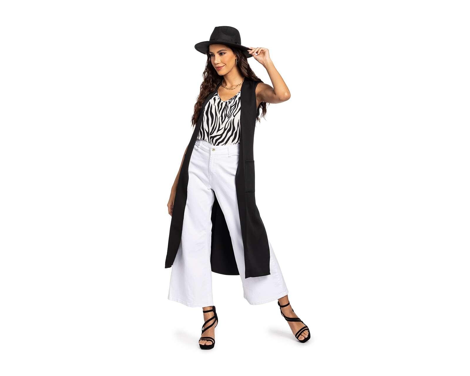 Foto 2 pulgar | Foto 1 | Chaleco Largo Sahara con Bolsas