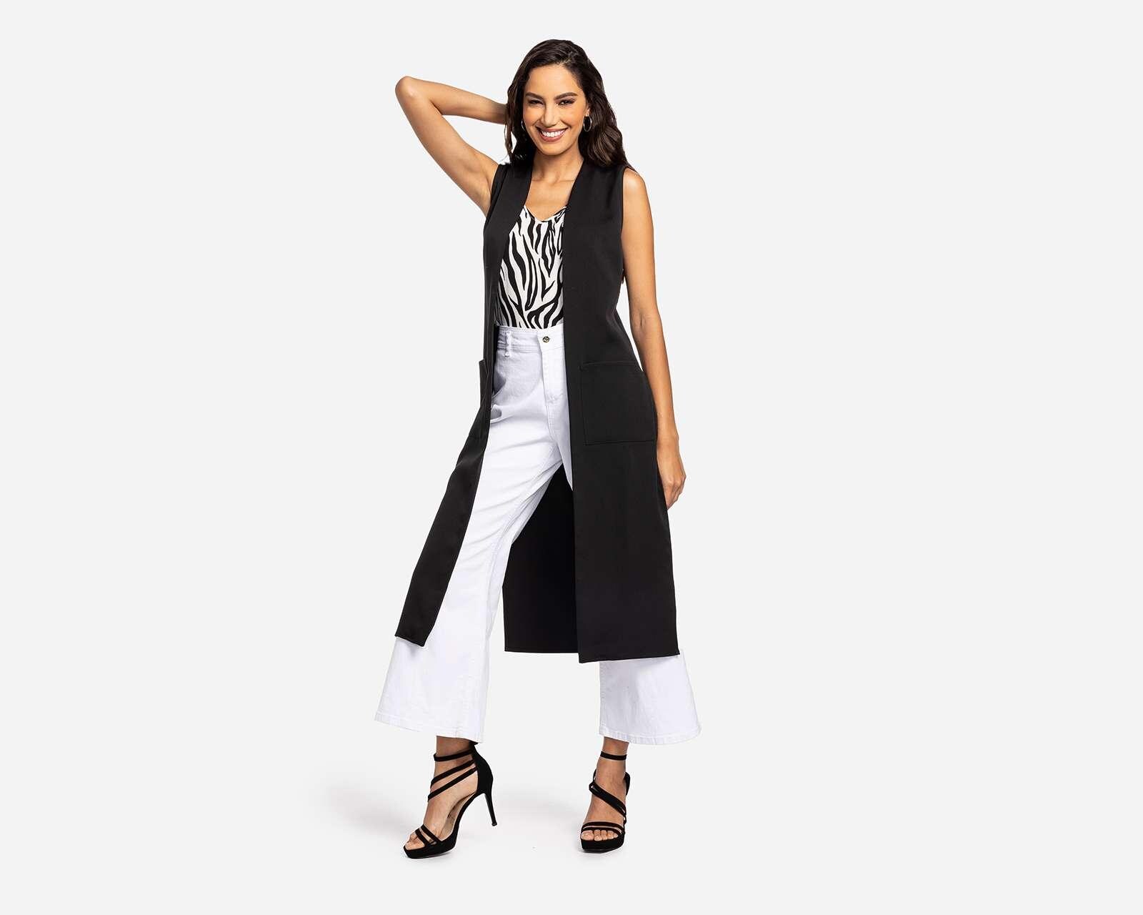 Foto 3 pulgar | Foto 2 | Chaleco Largo Sahara con Bolsas