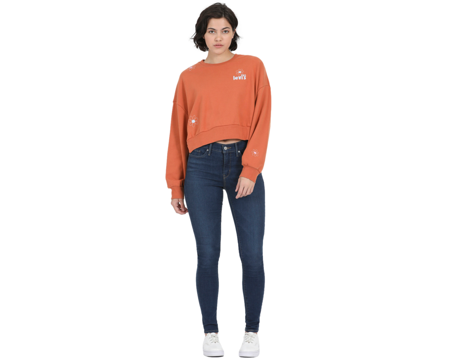 Foto 6 pulgar | Foto 5 | Sudadera de Algodón Anaranjada Levi's para Mujer