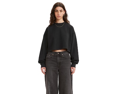 Foto 1 | Foto 1 | Sudadera de Algodón Negra Levi's para Mujer