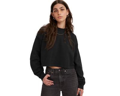 Foto 3 | Foto 3 | Sudadera de Algodón Negra Levi's para Mujer