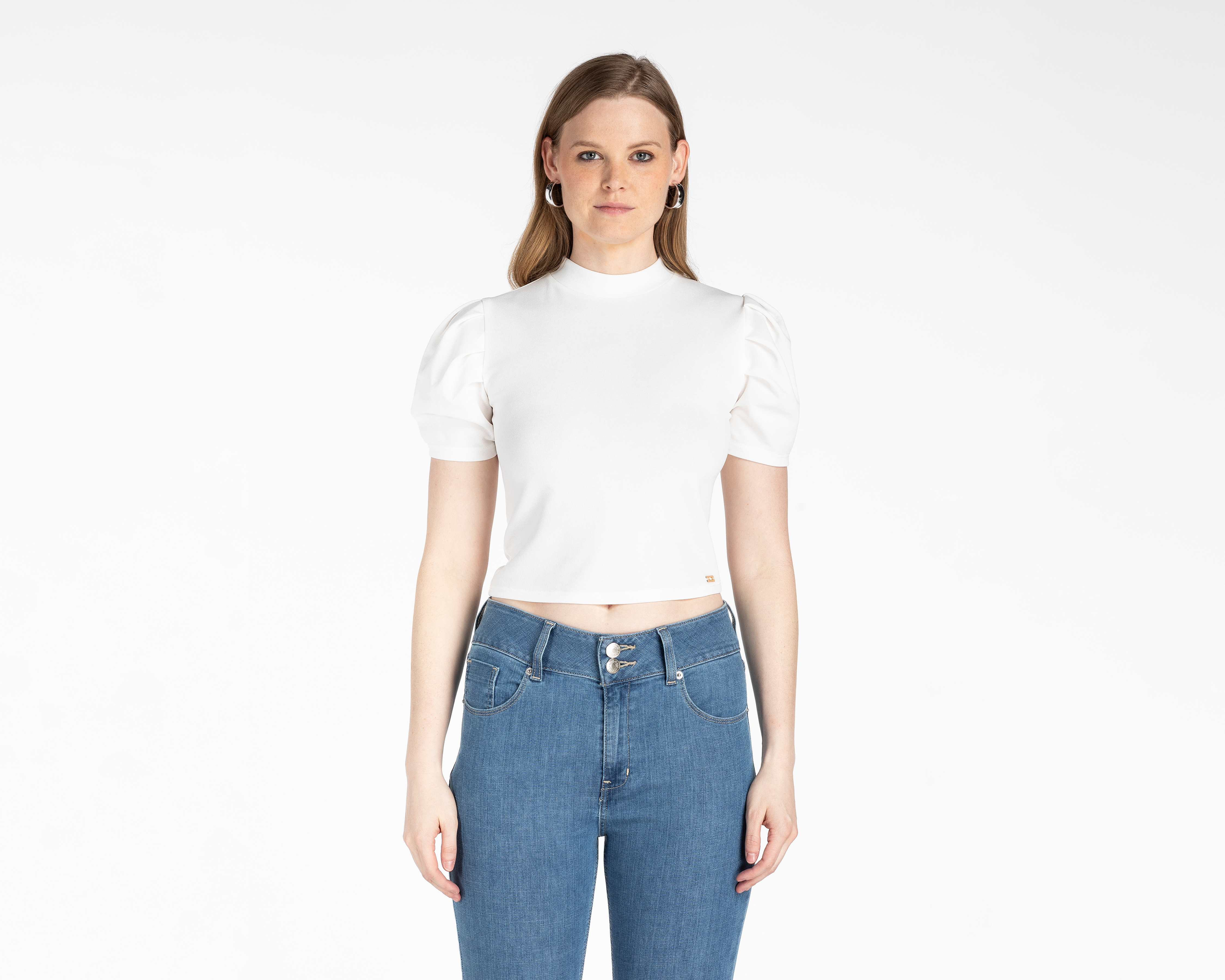 Blusa Manga Corta Jennifer Lopez para Mujer