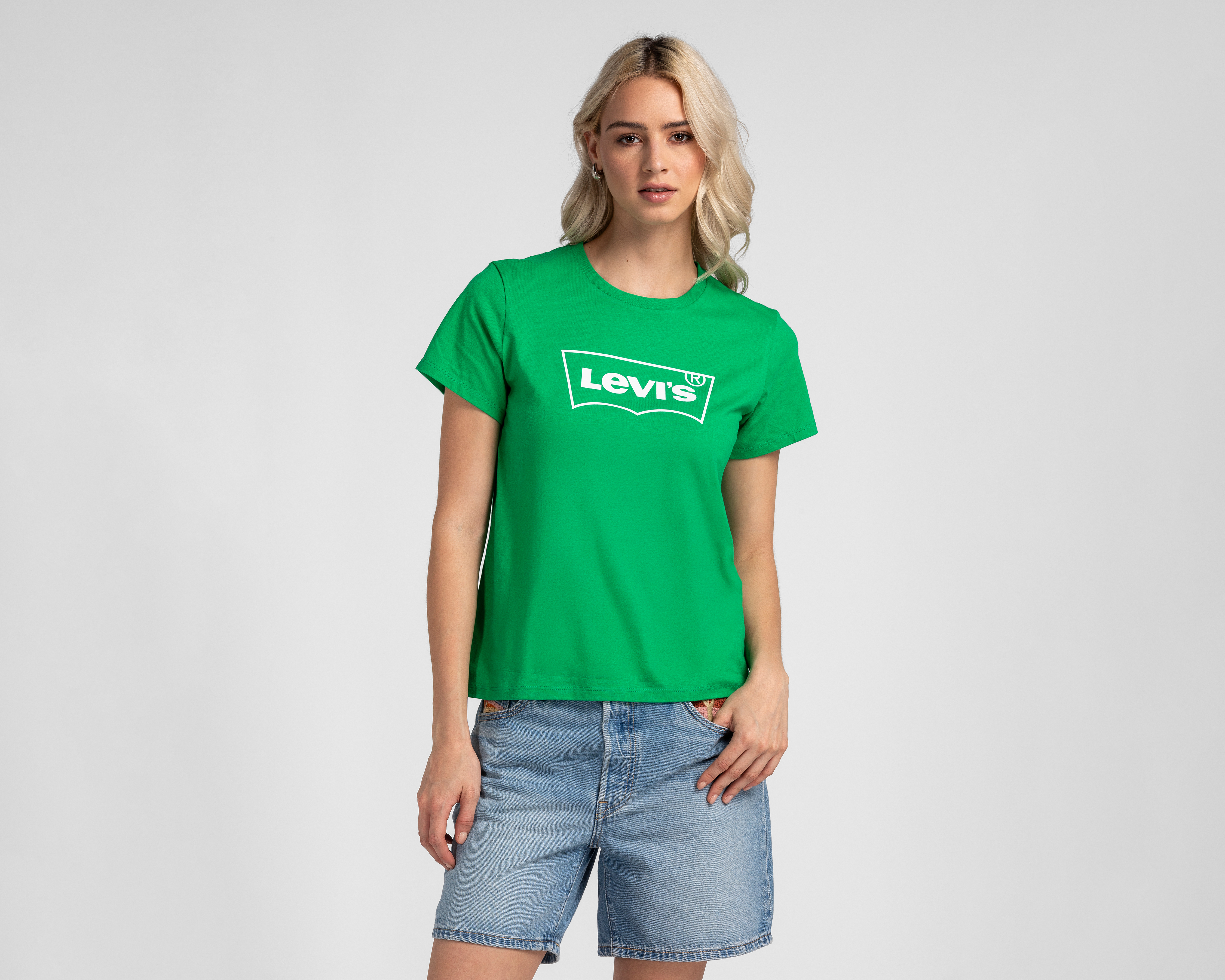 Foto 1 | Foto 1 | Playera Levi's Verde para Mujer