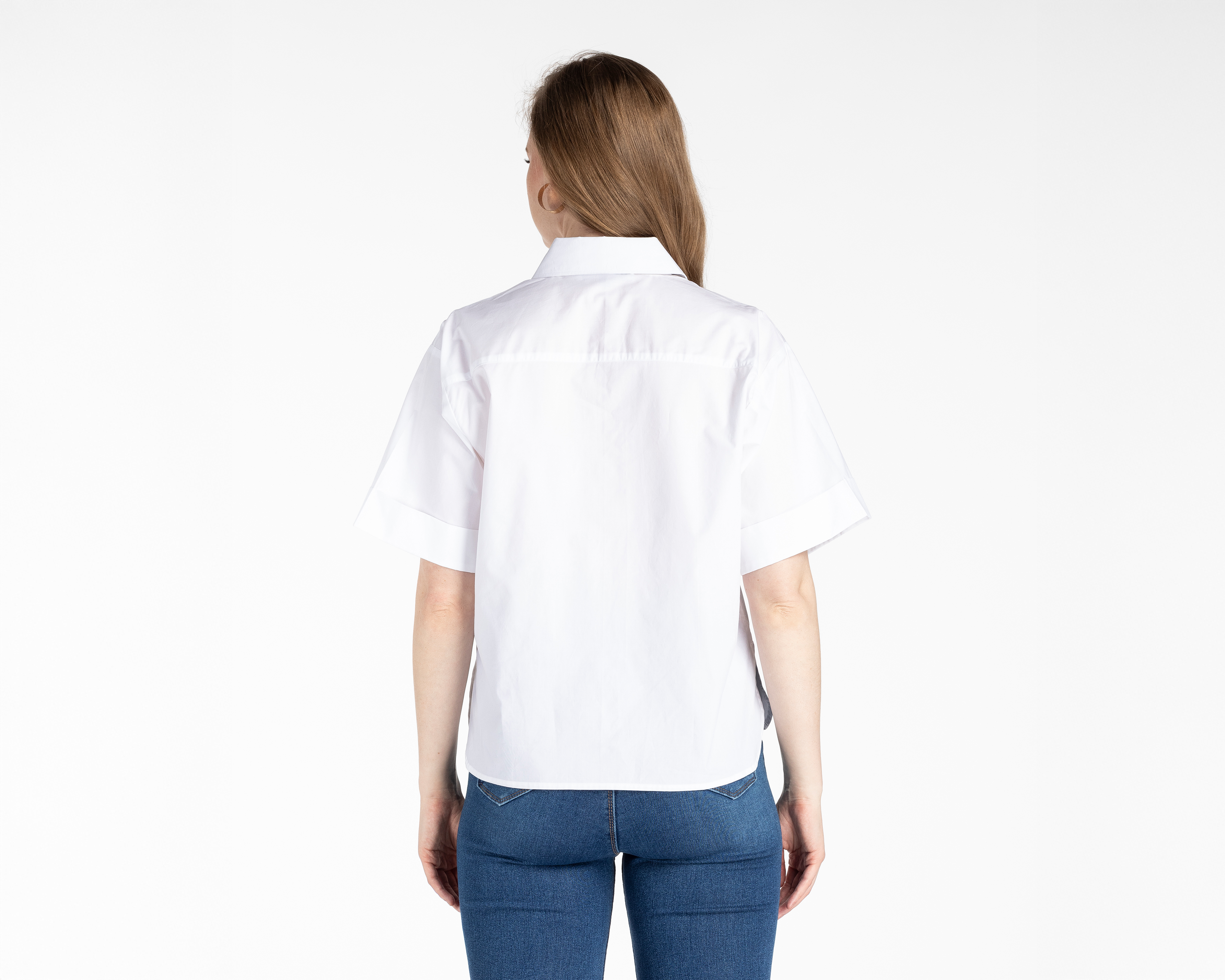 Foto 4 pulgar | Foto 3 | Blusa Manga Corta Refill para Mujer