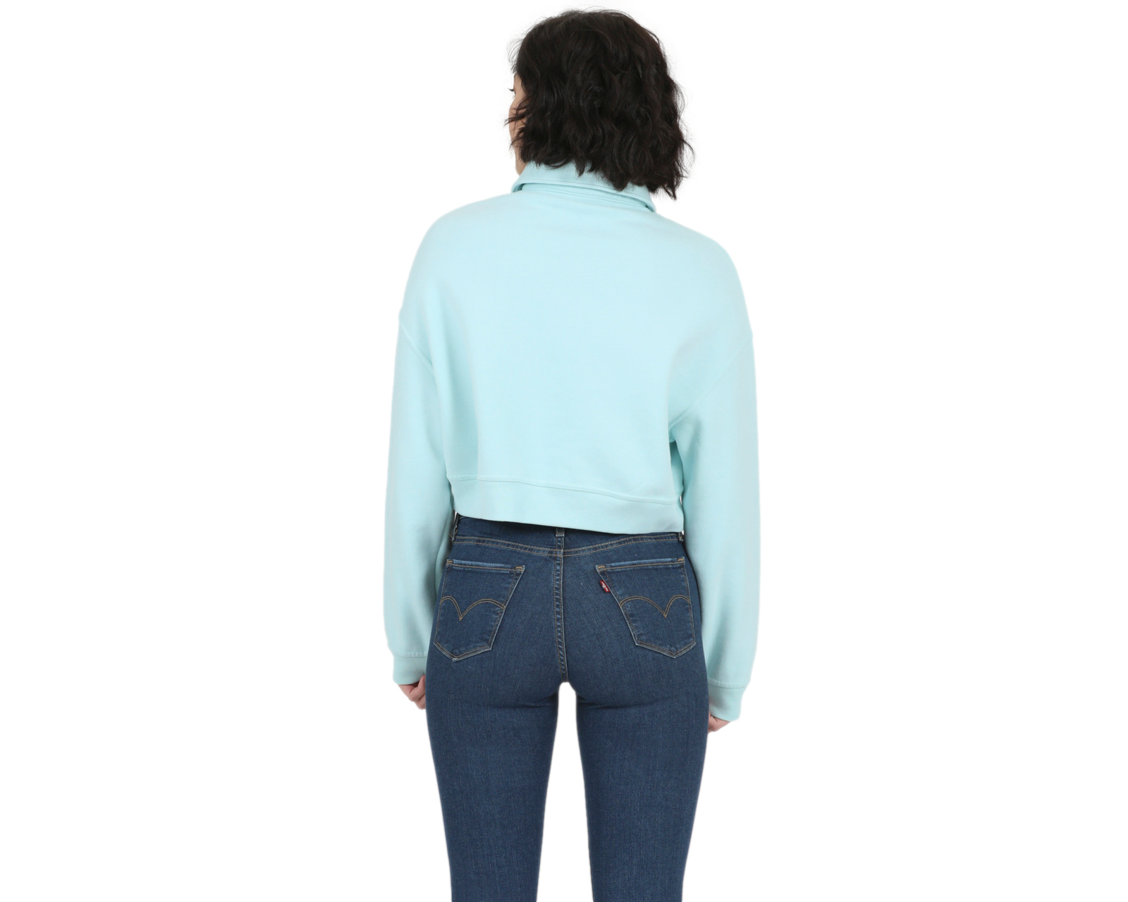 Foto 4 pulgar | Foto 3 | Sudadera Cuello Polo Levi's para Mujer