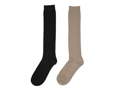 Foto 1 | Foto 1 | Calcetas Largas Lovest Acanaladas para Mujer 2 Pares