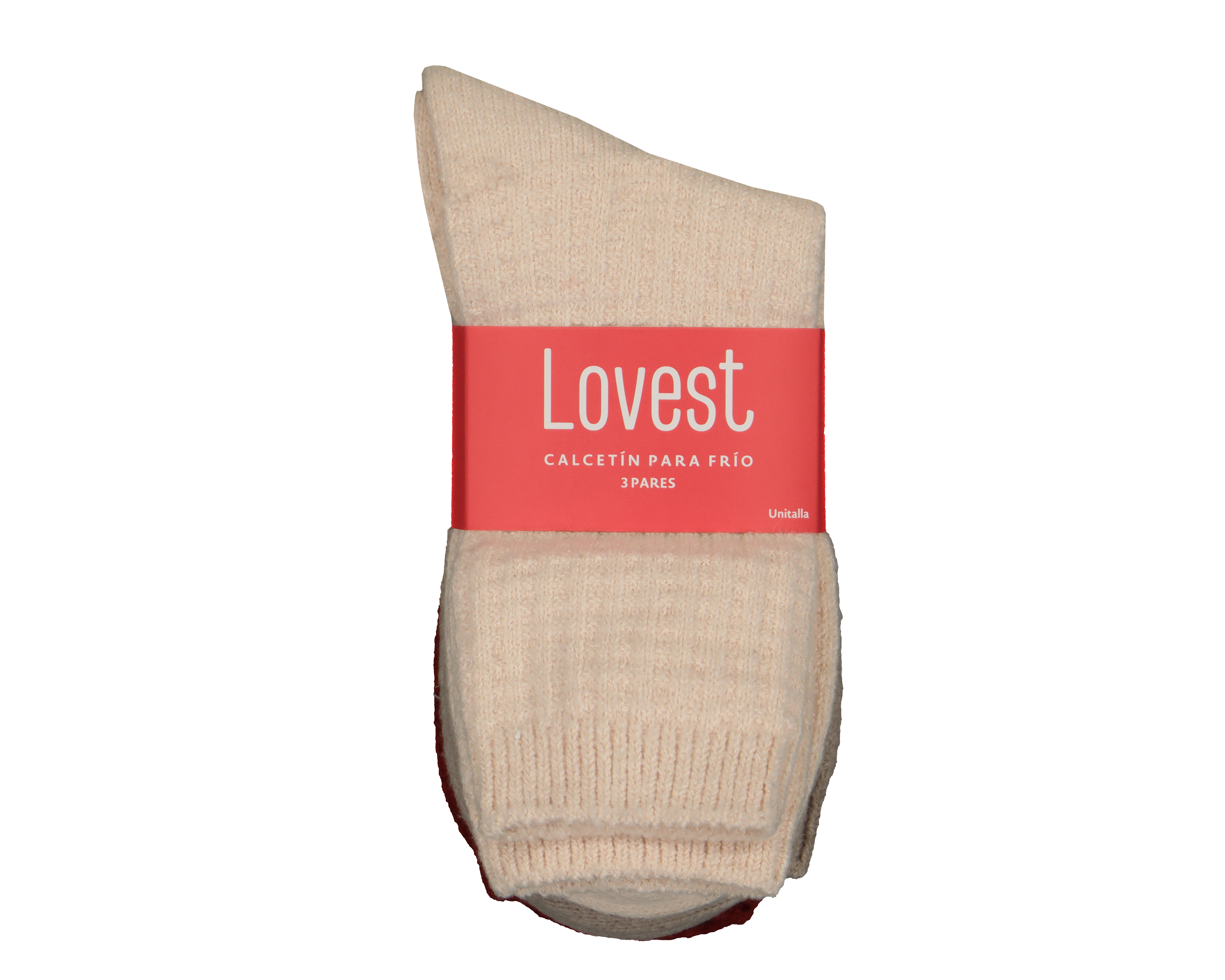 Foto 3 | Foto 3 | Calcetas Largas Lovest Gruesas para Mujer 3 Pares