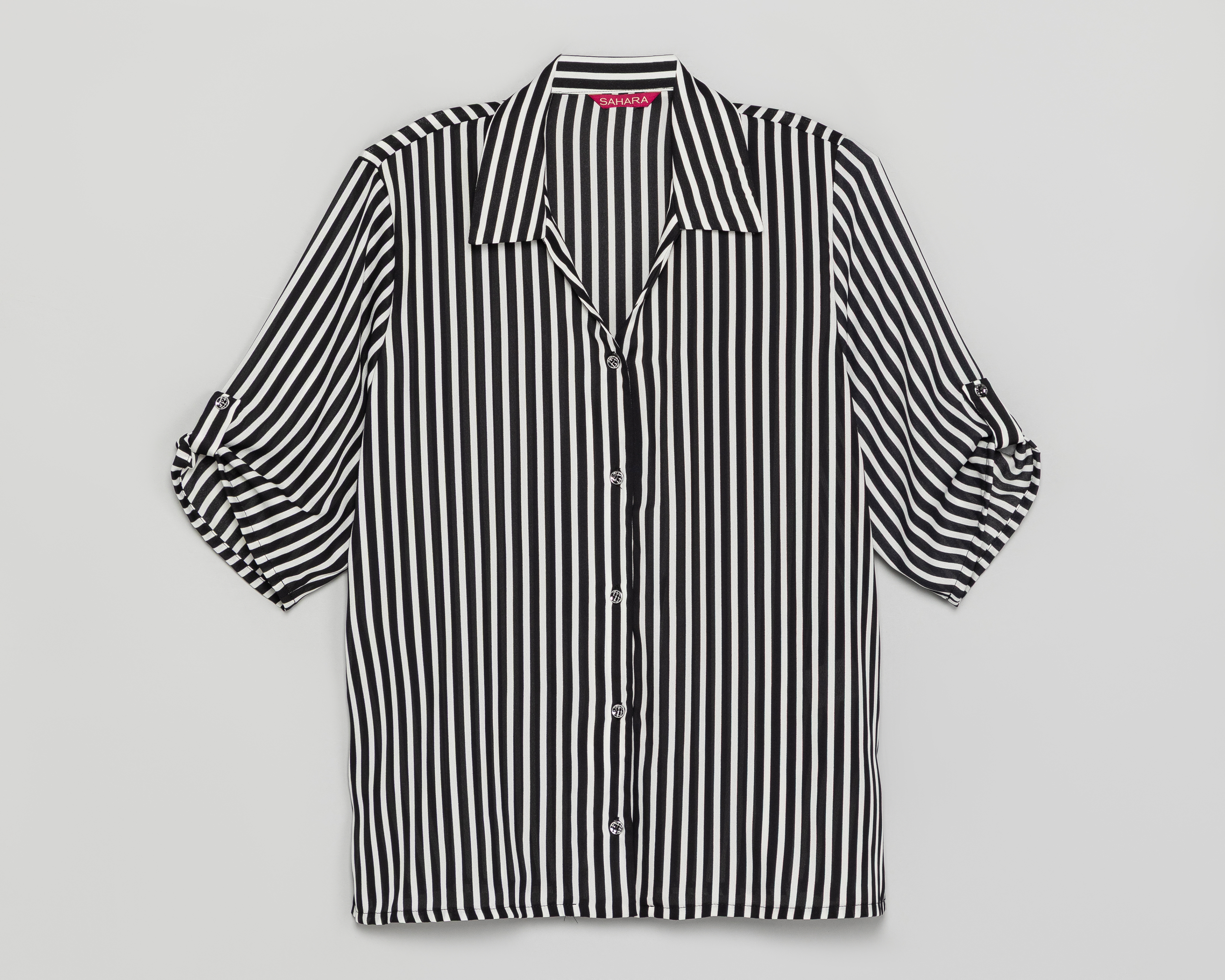 Foto 2 pulgar | Foto 1 | Blusa a Rayas Sahara para Mujer